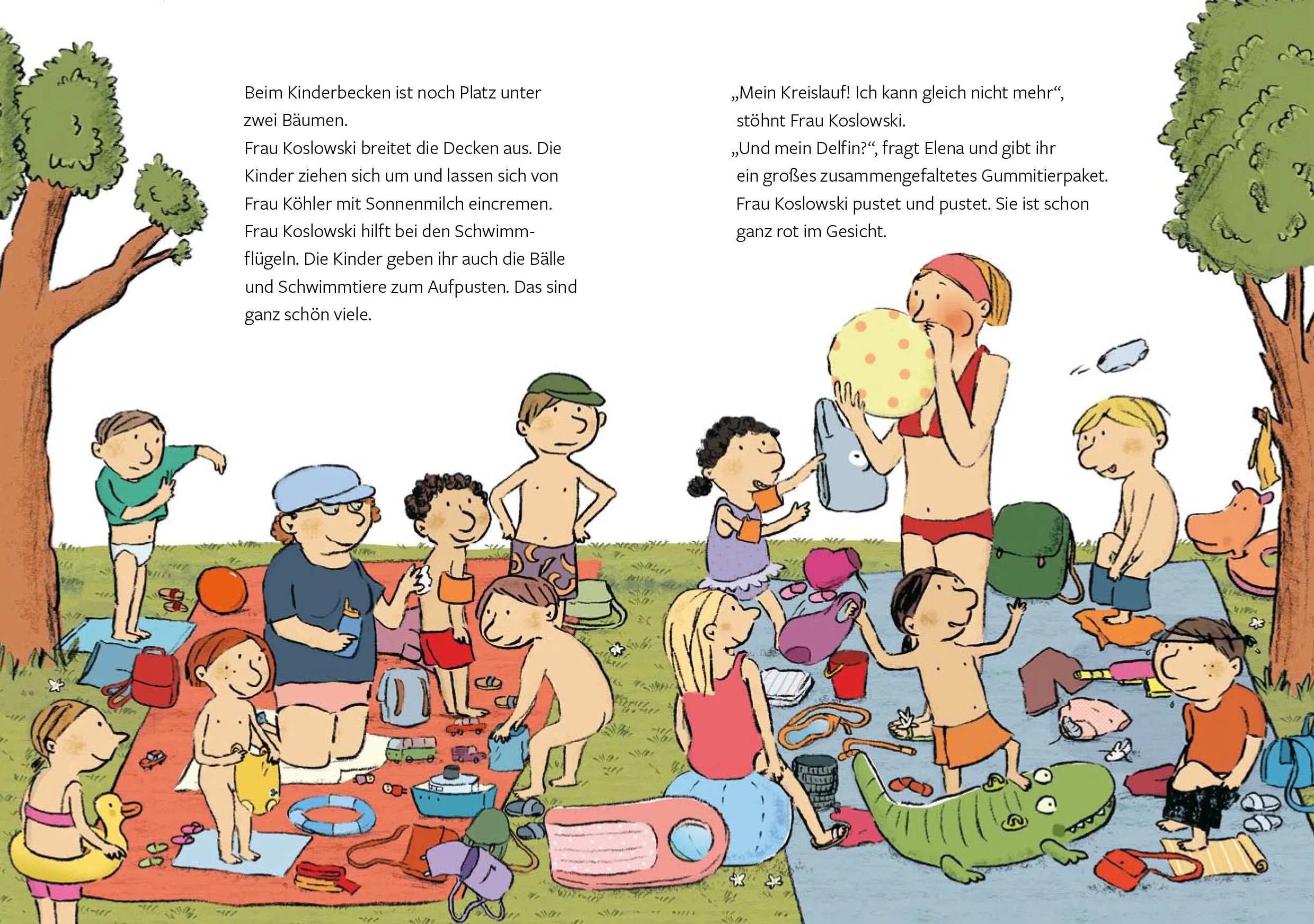 Abbildung von 'Die wilden Zwerge - Im Schwimmbad'