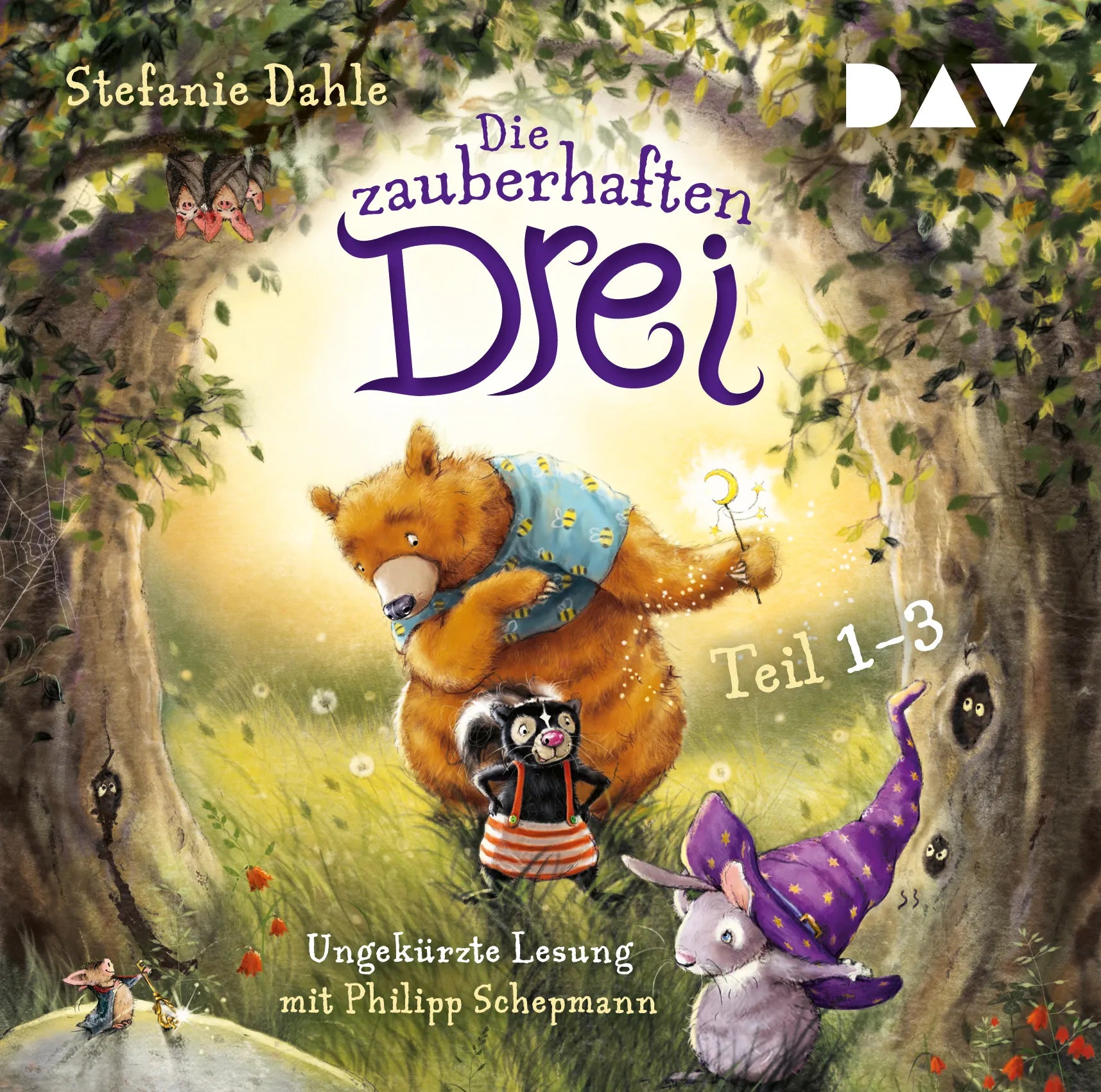 Buchcover von 'Die zauberhaften Drei' - Hörbuch (CD) von Stefanie Dahle