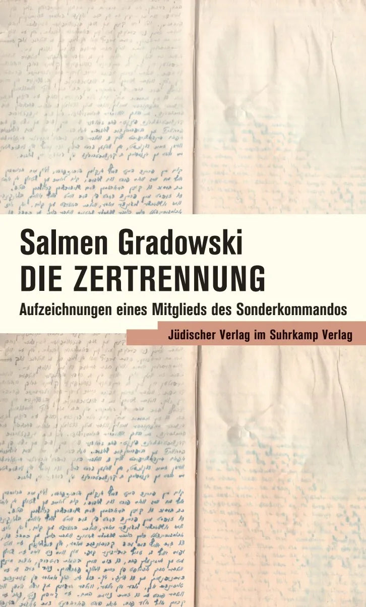 Buchcover von 'Die Zertrennung' - Gebundene Ausgabe von Salmen Gradowski
