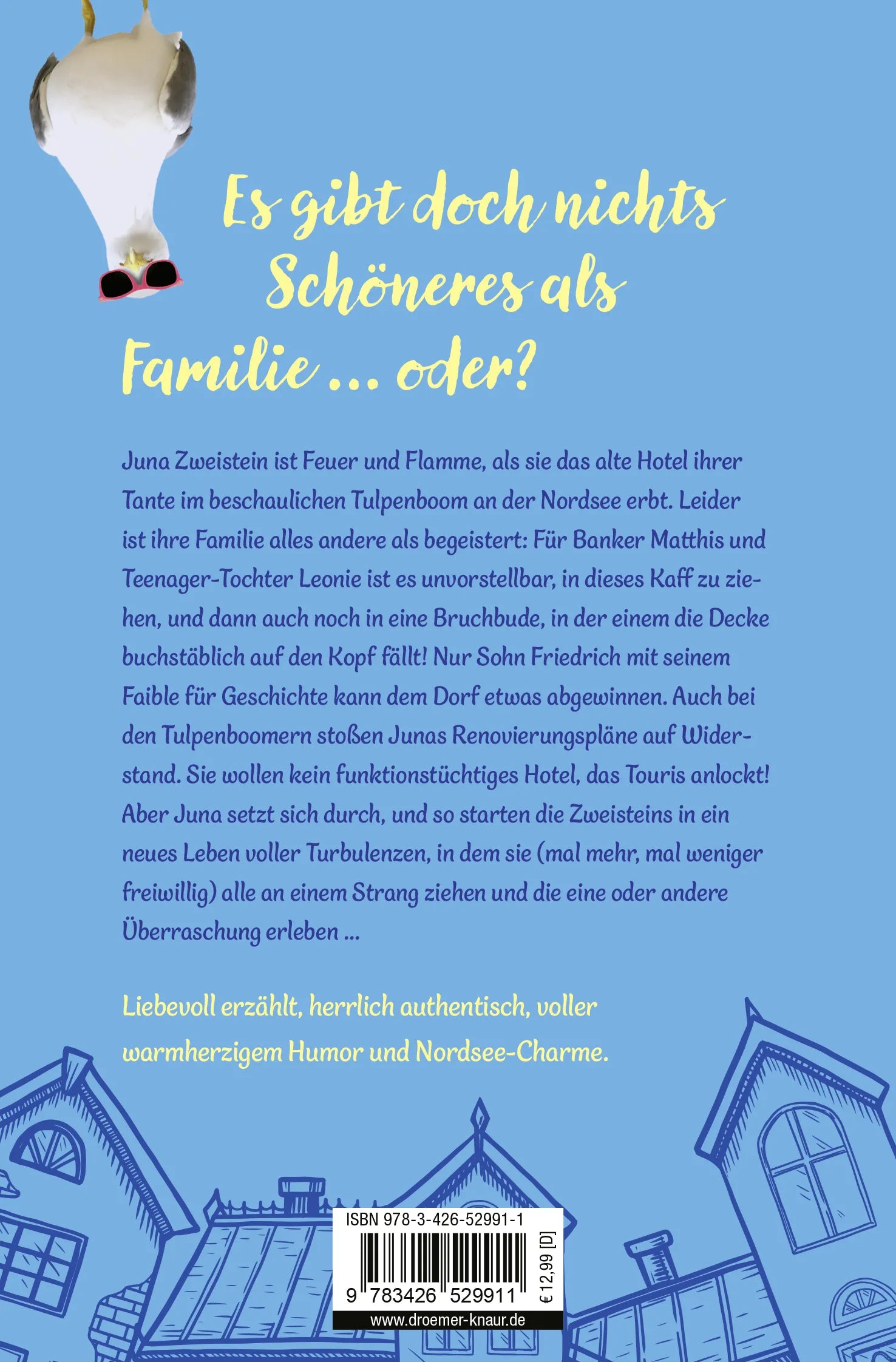 Buchrückseite von 'Die Zweisteins – Familie formt den Charakter' mit Klappentext - Taschenbuch