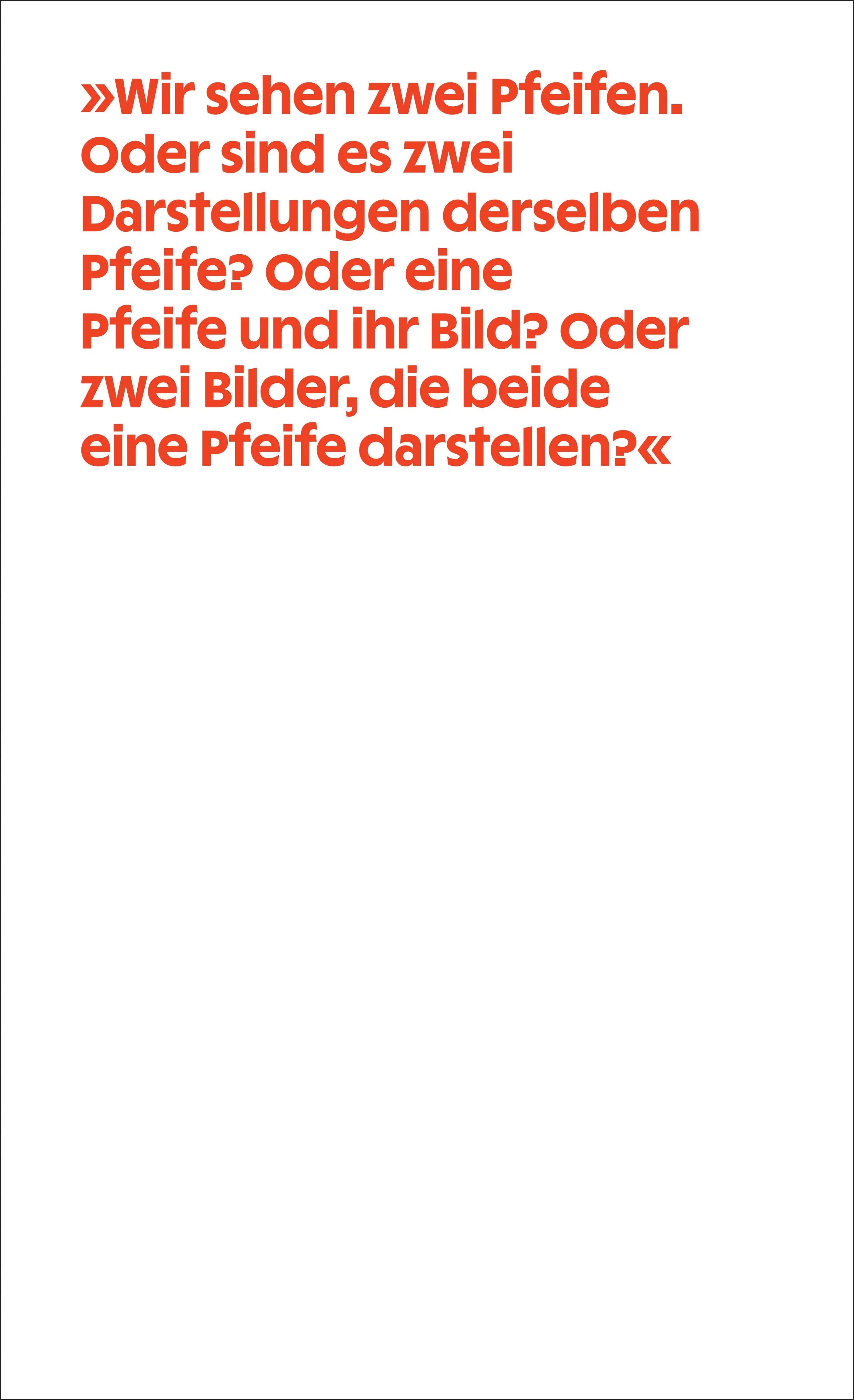 Rückseite: Dies ist keine Pfeife (Taschenbuch)