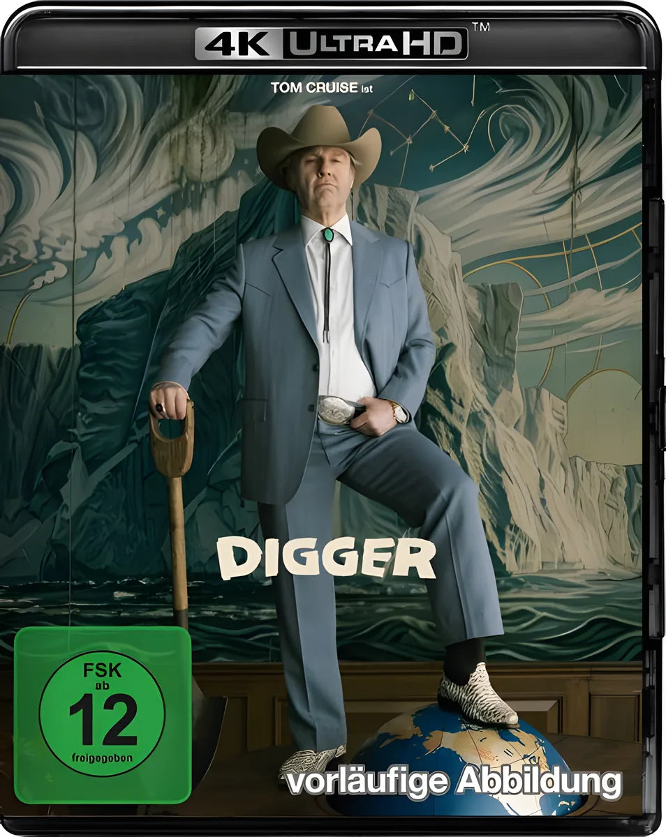 4K UHD Blu-ray-Cover: Digger. Regie: Alejandro Gonzalez Iñárritu. Vorläufiges PLAION-Cover; finale Abbildung folgt