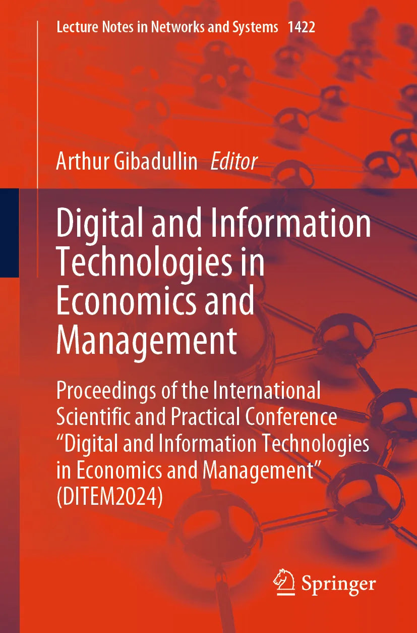Cover: Digital and Information Technologies in Economics and Management (E-Book)