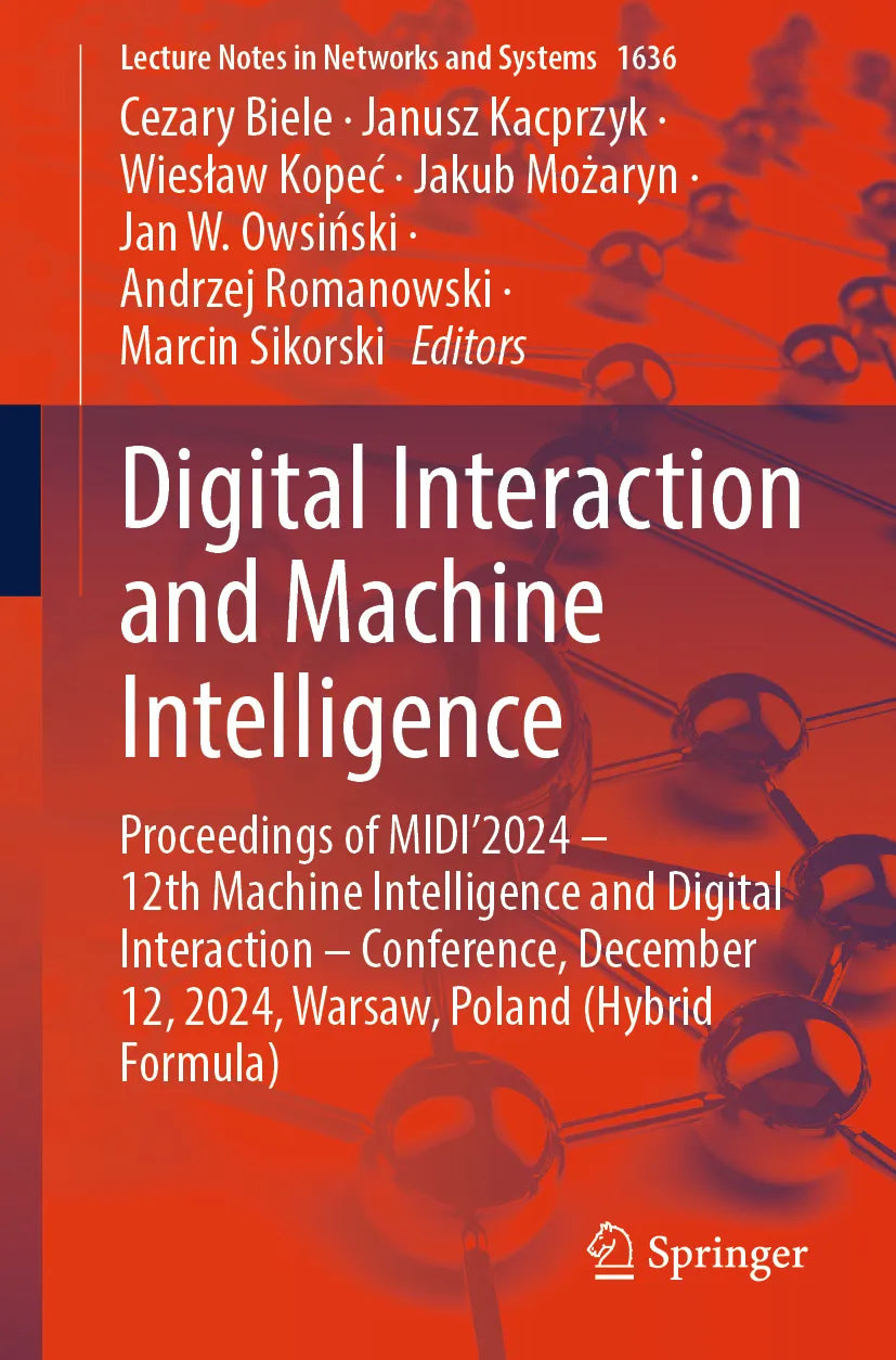 Cover: Digital Interaction and Machine Intelligence (E-Book)
