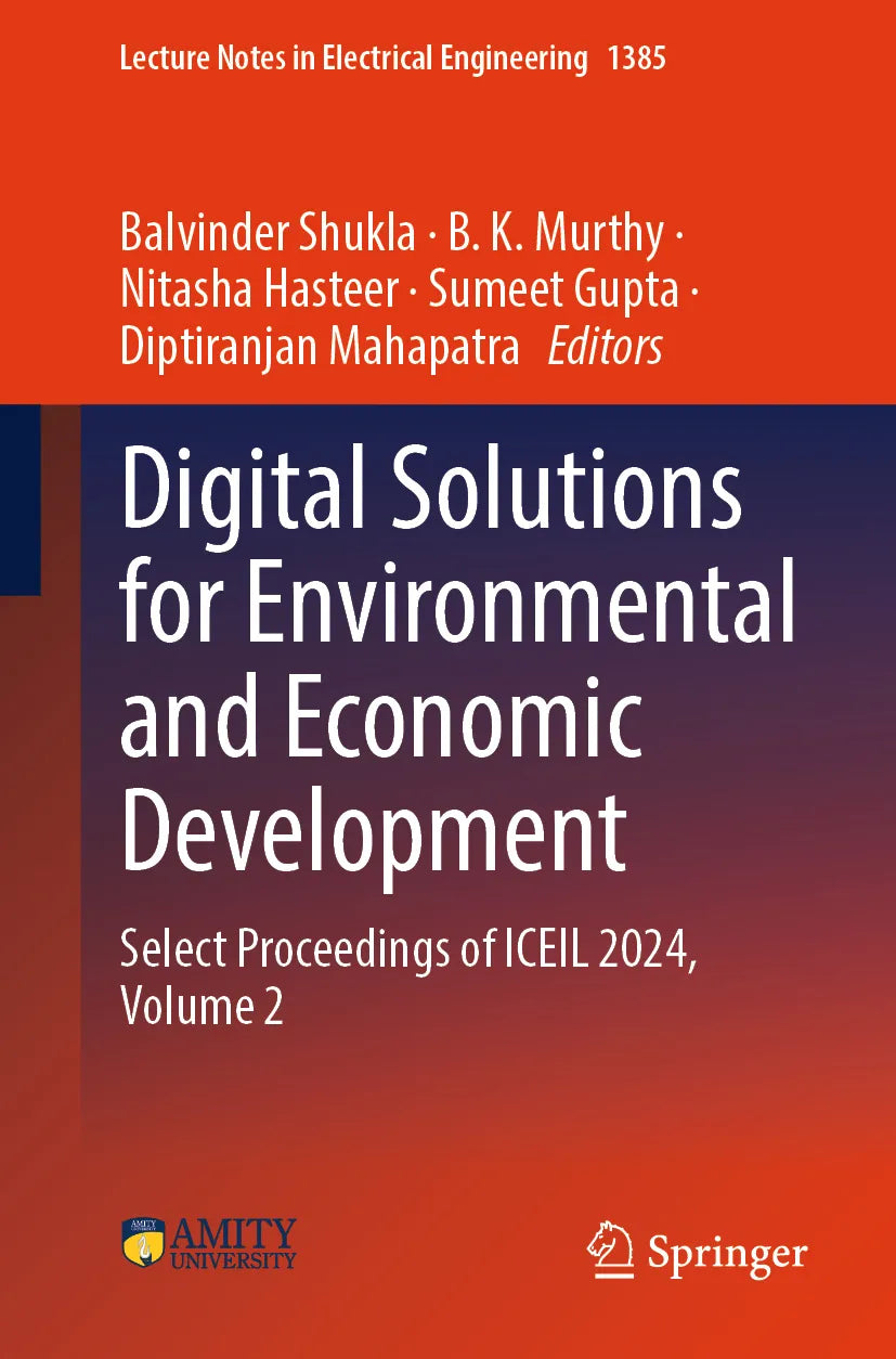 Cover: Digital Solutions for Environmental and Economic Development (E-Book)