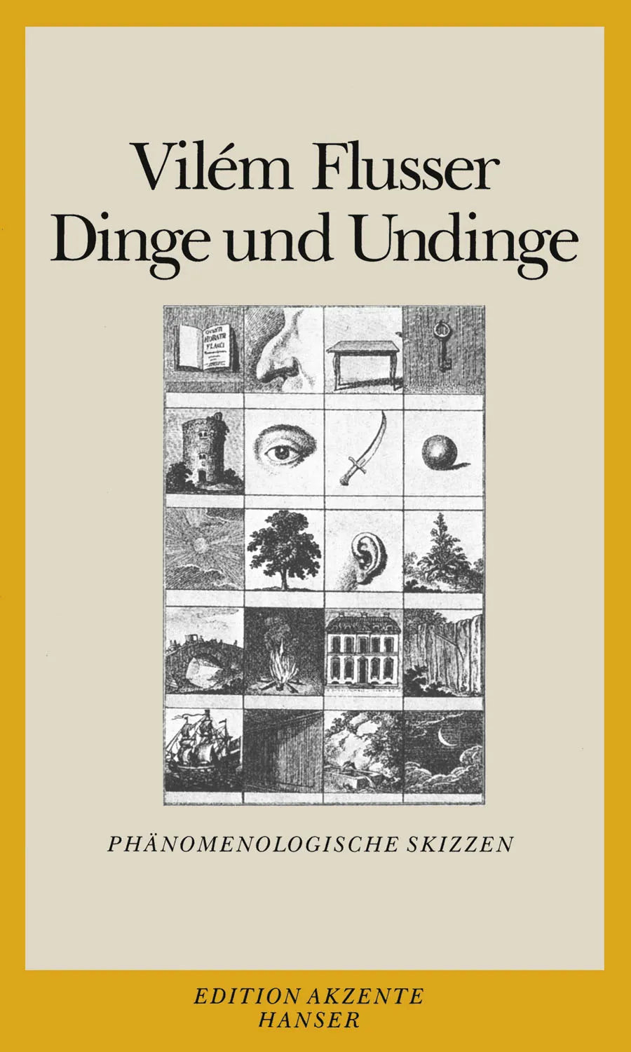 Buchcover von 'Dinge und Undinge' - Taschenbuch von Vilém Flusser