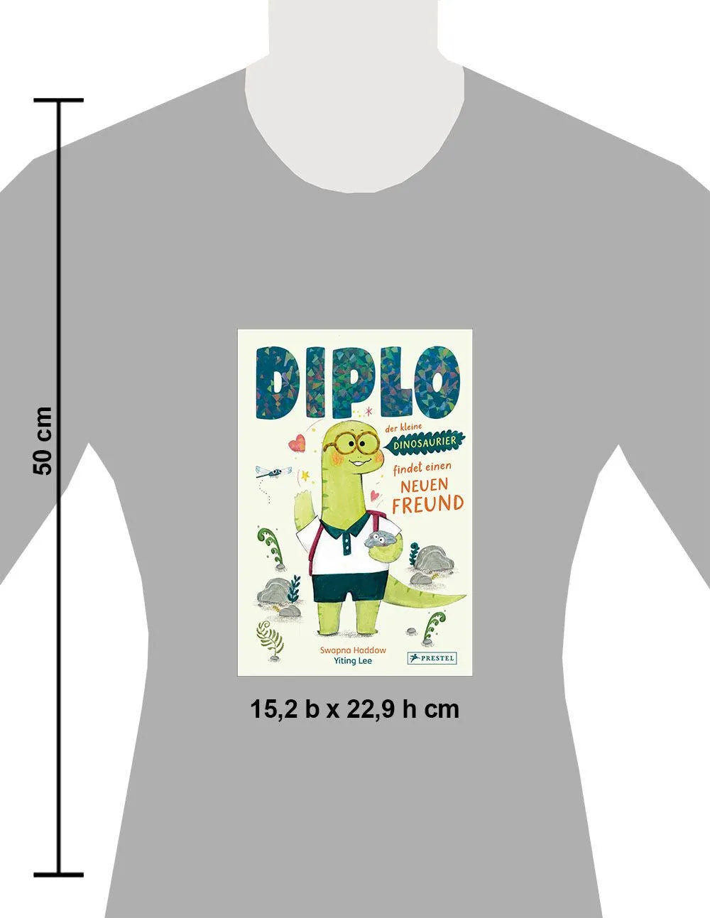 Detailansicht: Diplo, der kleine Dinosaurier, findet einen neuen Freund (Hardcover)