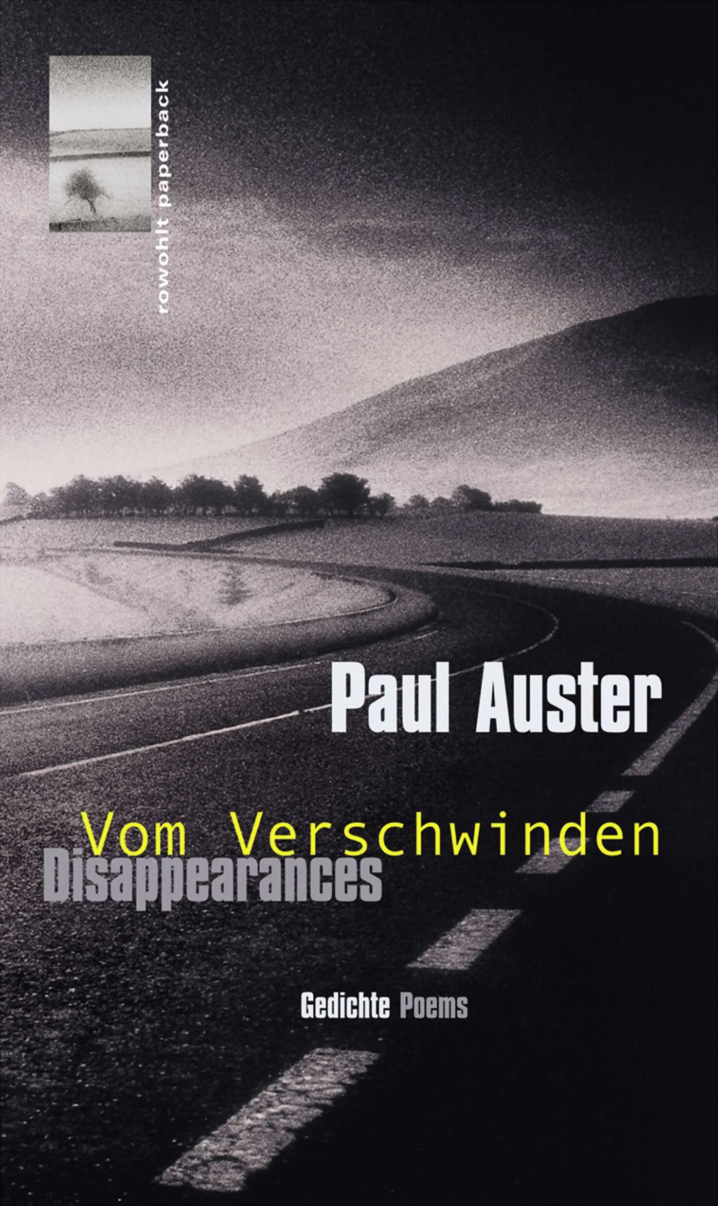 Buchcover von 'Disappearances - Vom Verschwinden' - Taschenbuch von Paul Auster