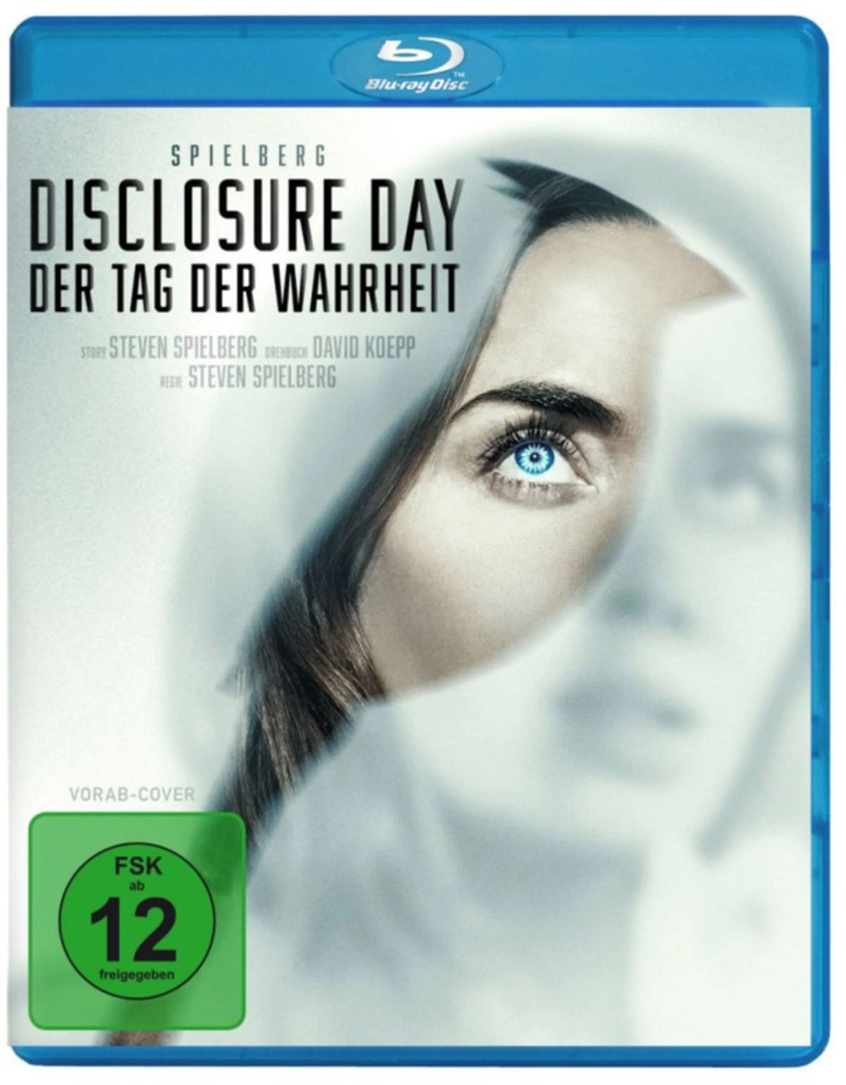 Blu-ray-Cover: Disclosure Day – Der Tag der Wahrheit. Regie: Steven Spielberg