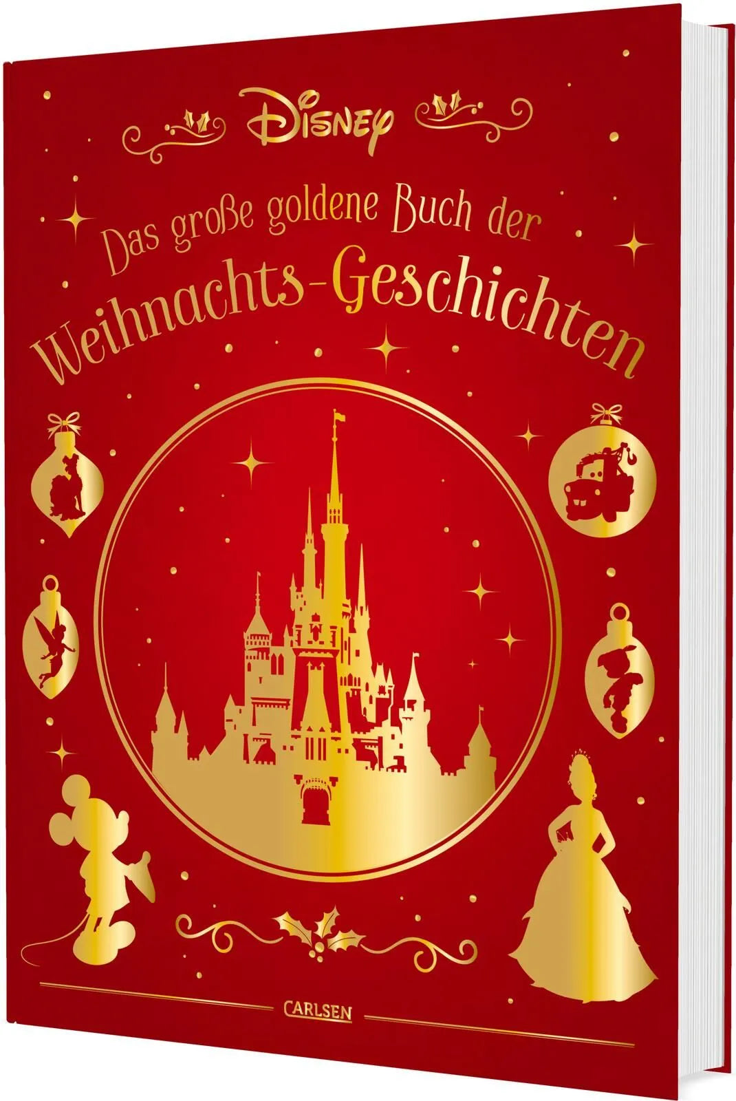 Cover: Disney: Das große goldene Buch der Weihnachts-Geschichten (Hardcover) von Walt Disney