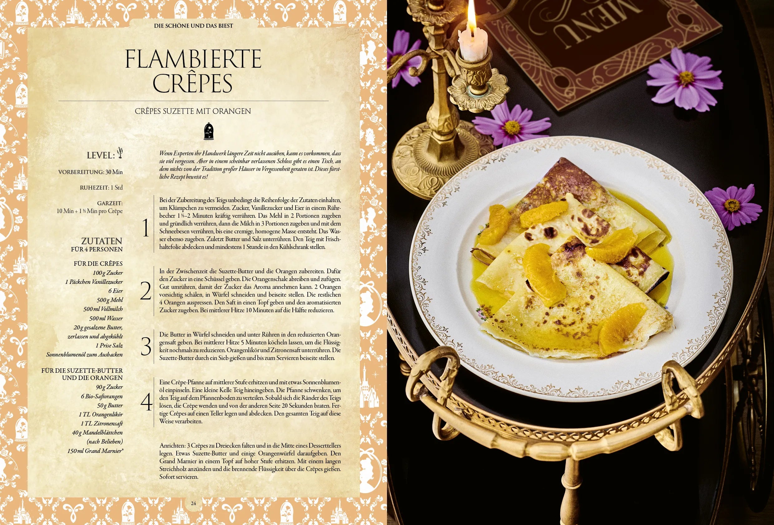 Innenansicht von 'Disney: Das zauberhafte Back- und Dessertbuch' - Gebundene Ausgabe