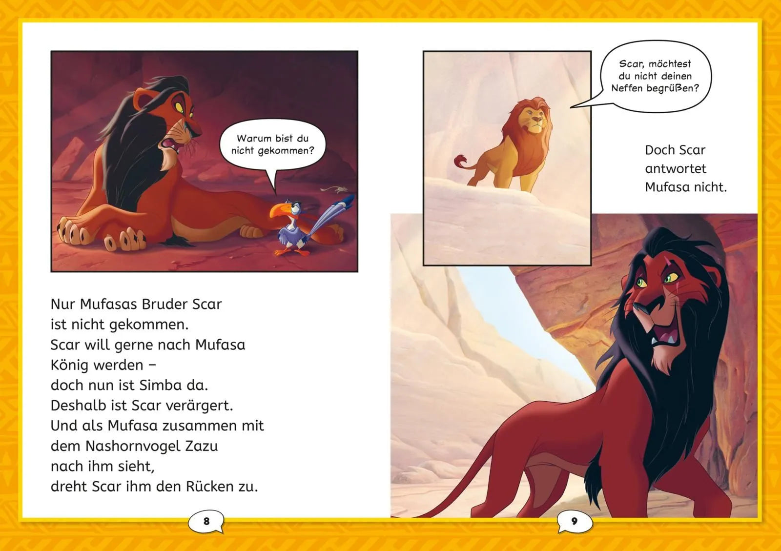 Detailansicht: Disney: Der König der Löwen - Die Filmgeschichte mit Comics (Hardcover)
