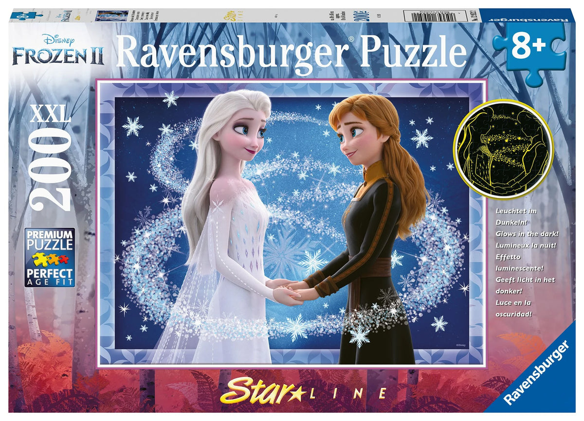 Kinderpuzzle: Kinderpuzzle 200 XXL Teile - Disney Die Eiskönigin 2 - Bezaubernde Schwestern