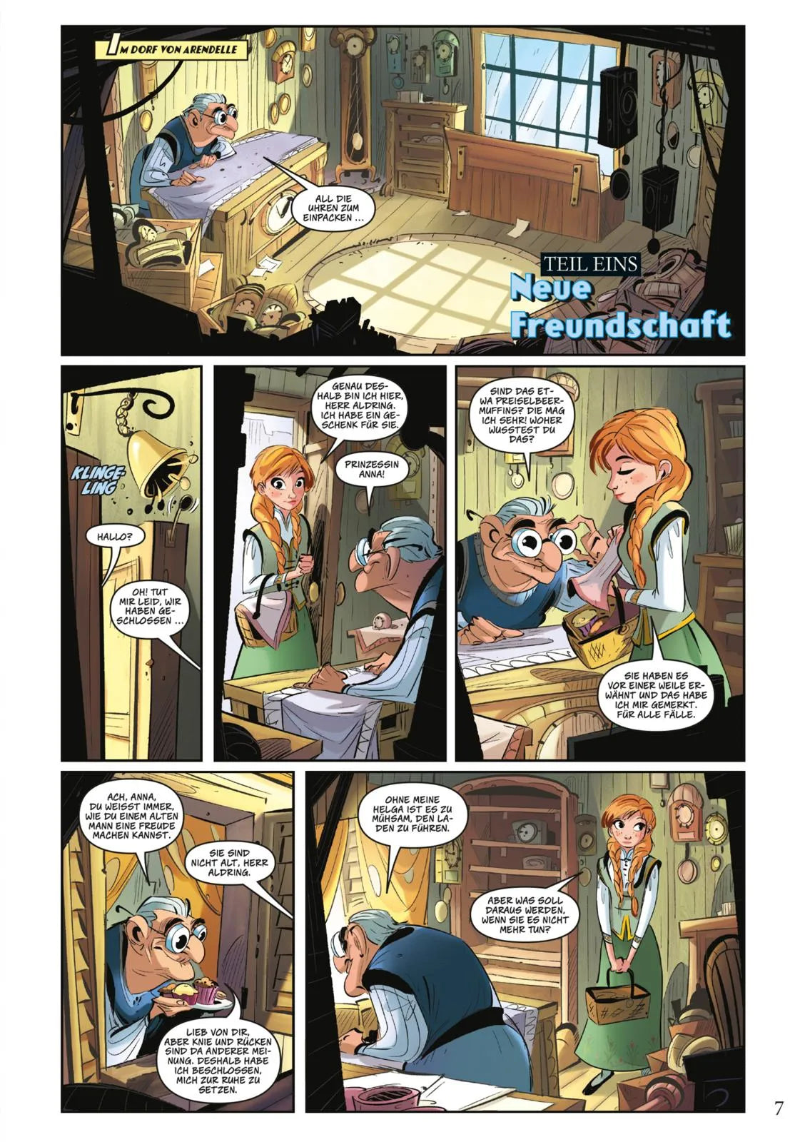Produktansicht: Disney Die Eiskönigin - Neue Abenteuer: Über Grenzen hinweg (Taschenbuch)