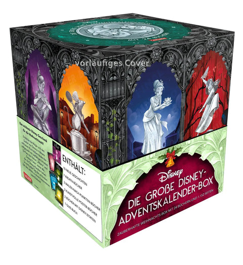 Disney: Die große Disney-Adventskalender-Box 2026 – Zauberhafte Weihnachts-Box mit 24 Büchern und 1.152 Seiten für Young Adults