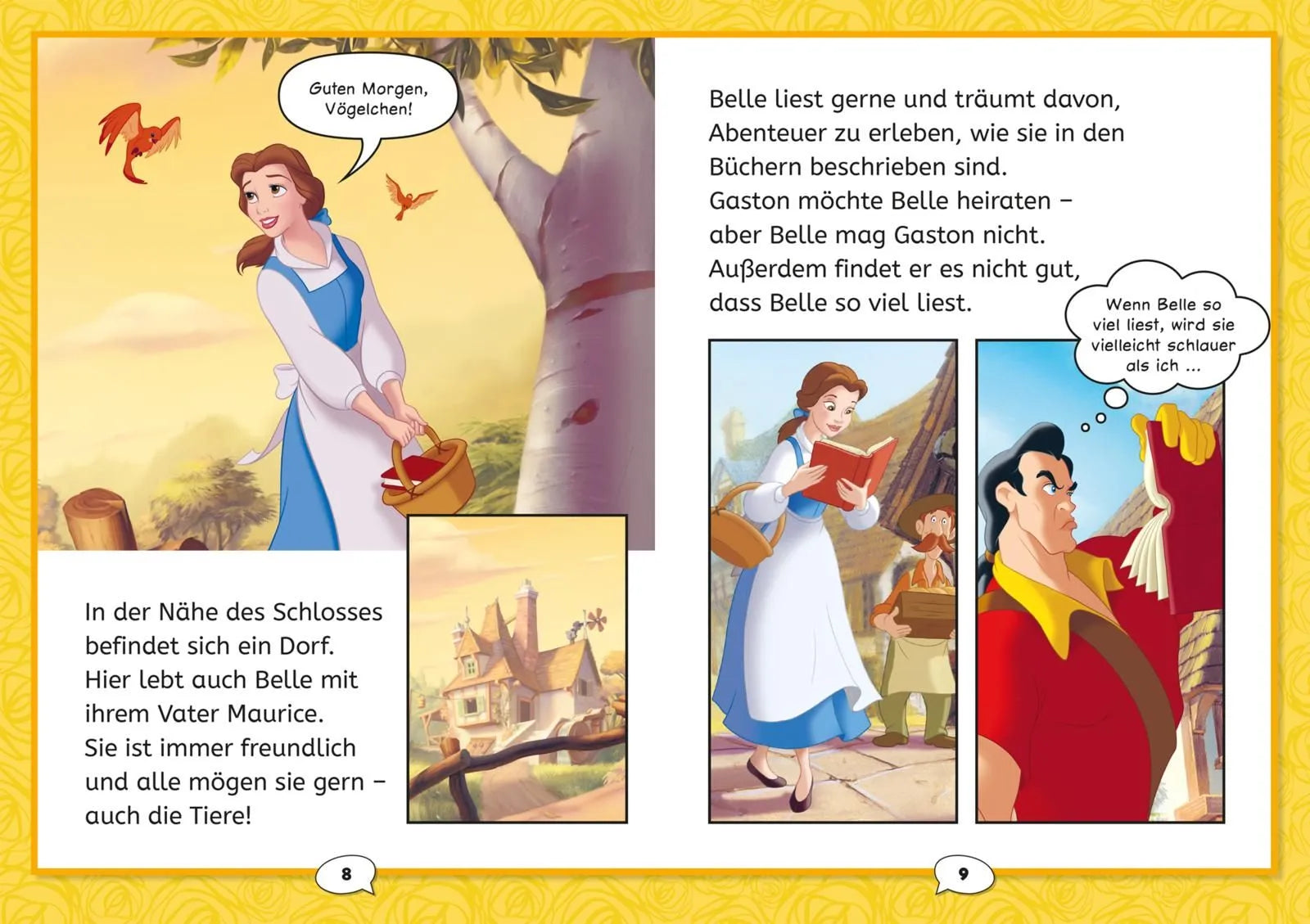 Detailansicht: Disney: Die Schöne und das Biest - Die Filmgeschichte mit Comics (Hardcover)