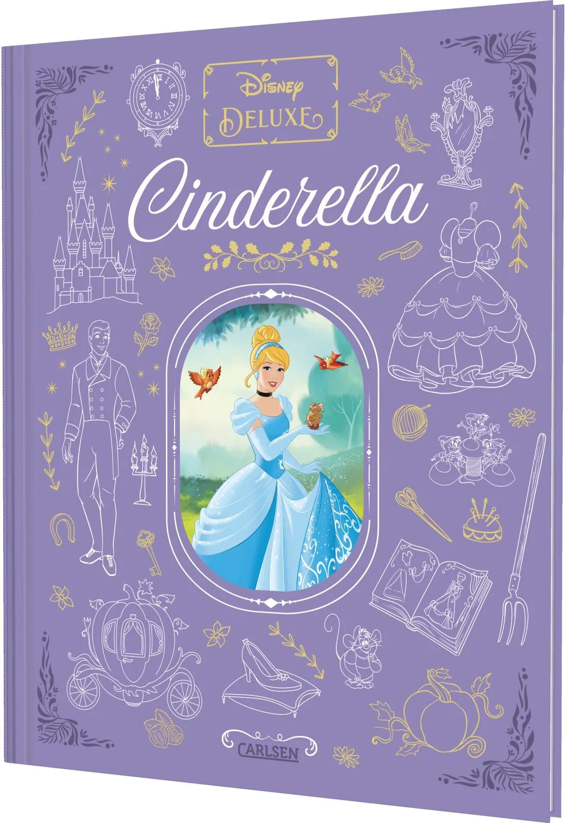 Buchcover von 'Disney: Disney: DISNEY DELUXE Cinderella' - Gebundene Ausgabe von Walt Disney