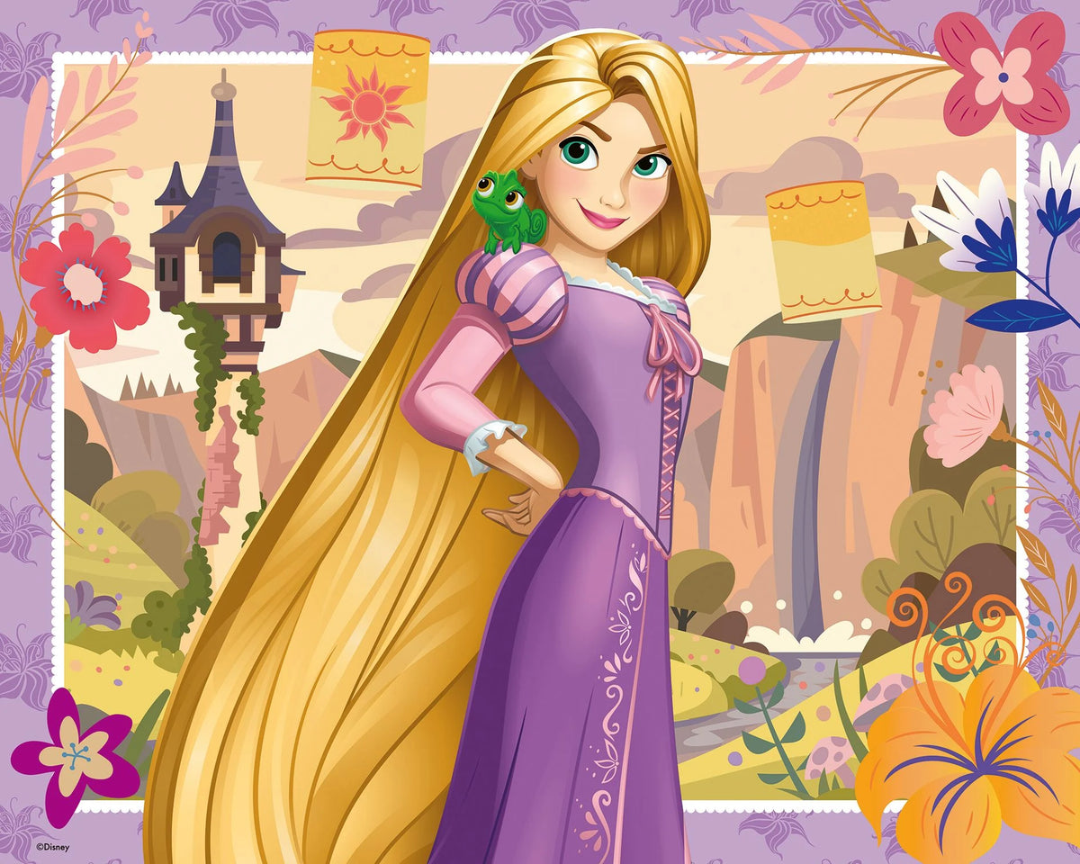 Kinderpuzzle: Kinderpuzzle 48 Teile - Disney Prinzessinnen - Prinzessin Rapunzel