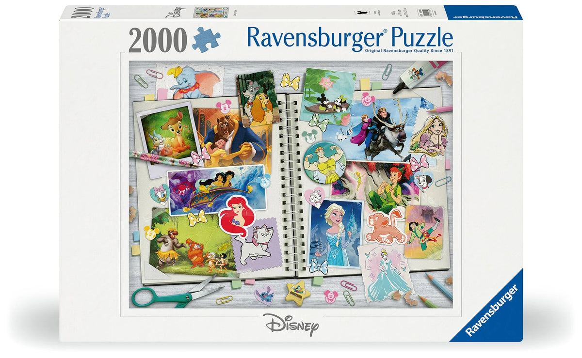 Puzzle: Erwachsenenpuzzle 2000 Teile - Disney Scrapbook