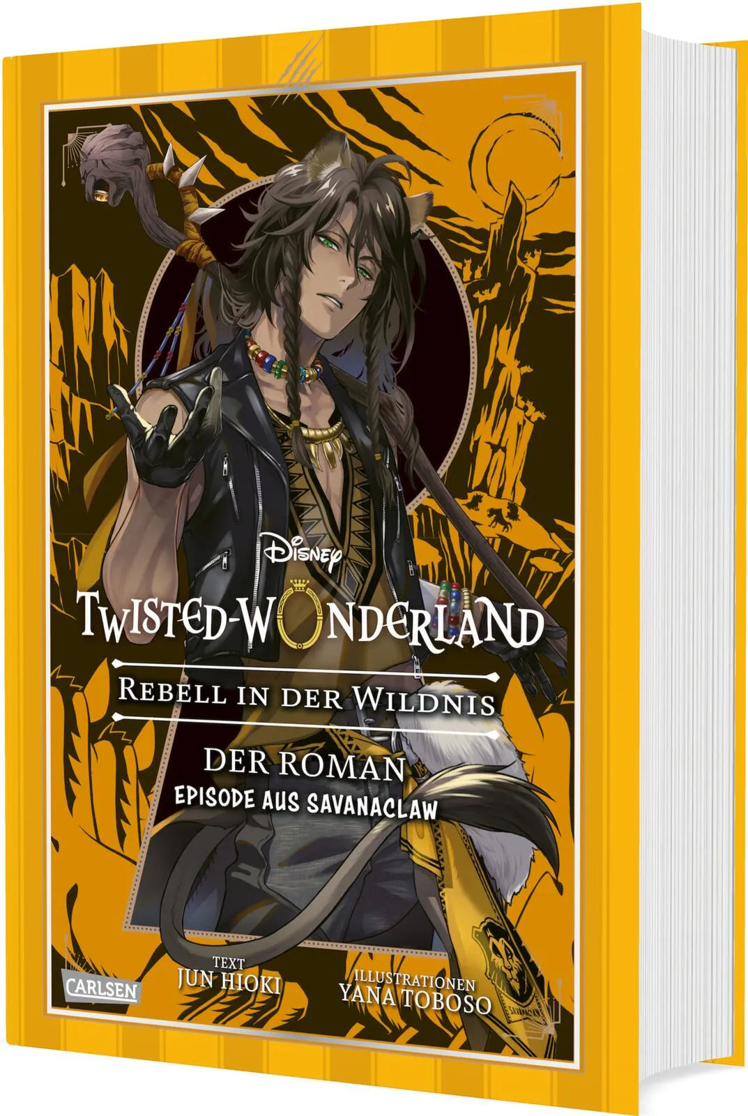 Cover: Disney: Twisted Wonderland - Roman: Rebell in der Wildnis (Hardcover) von Jun Hioki