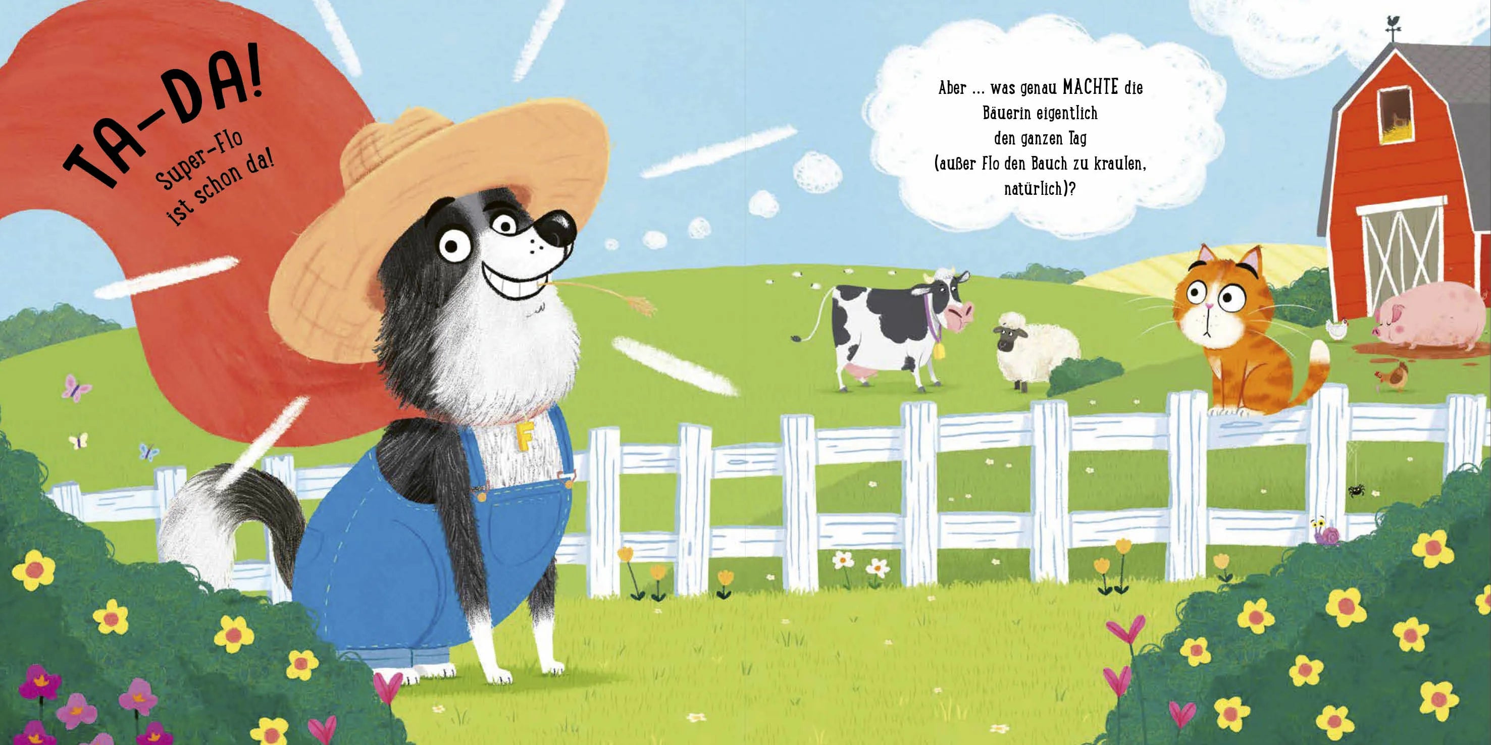 Detailansicht: Doch nicht so, Flo! – Ein Hofhund sorgt für Wirbel (Hardcover)