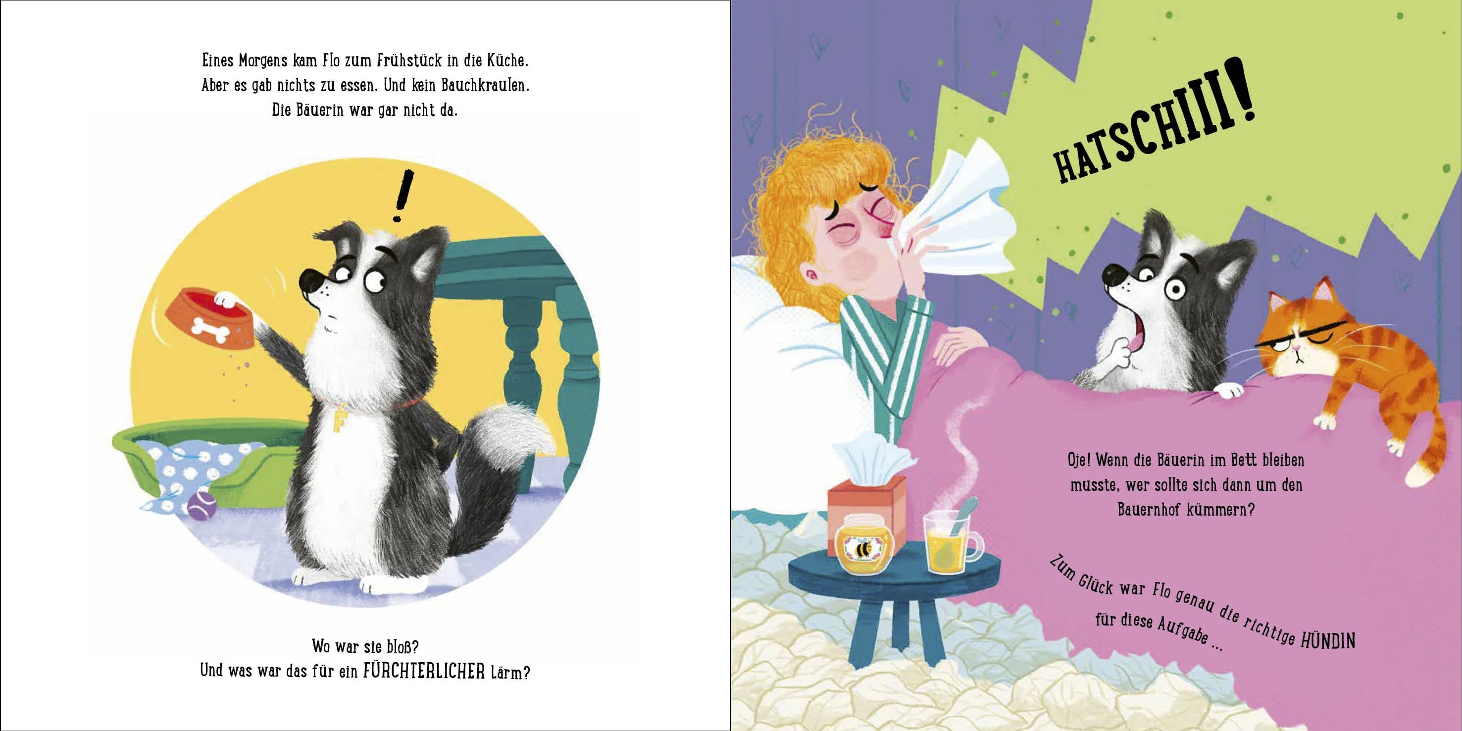 Detailansicht: Doch nicht so, Flo! – Ein Hofhund sorgt für Wirbel (Hardcover)