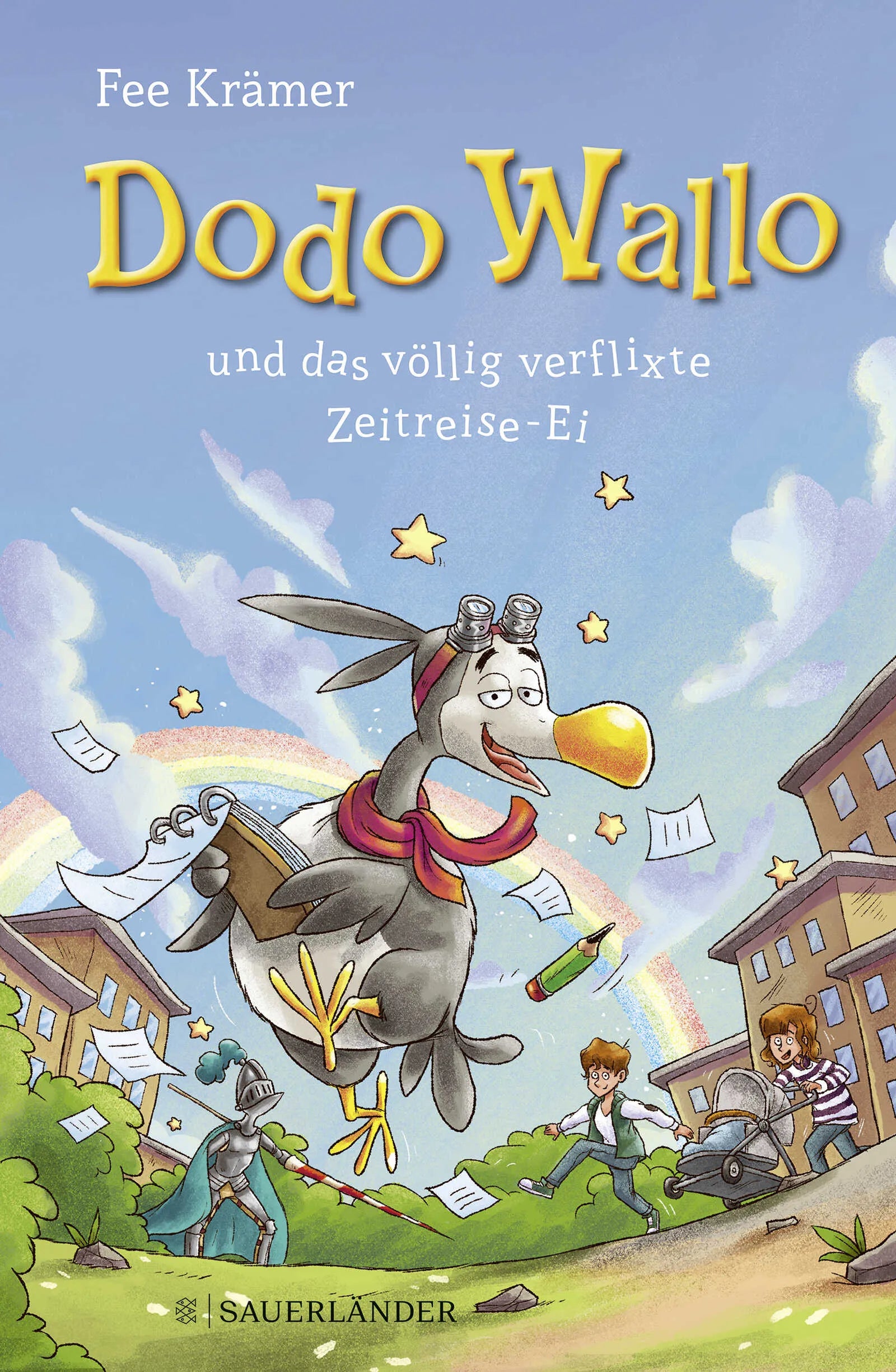 Buchcover von 'Dodo Wallo und das völlig verflixte Zeitreise-Ei' - Gebundene Ausgabe von Fee Krämer