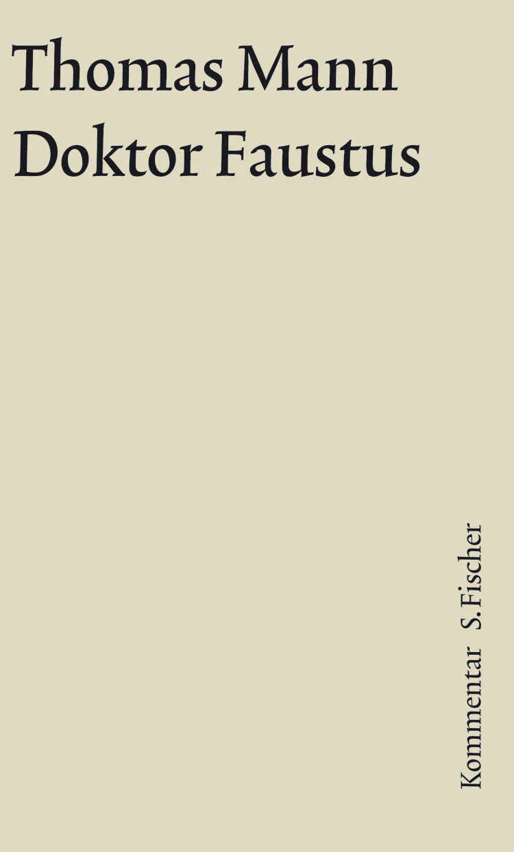 Buchcover von 'Doktor Faustus' - Gebundene Ausgabe von Thomas Mann