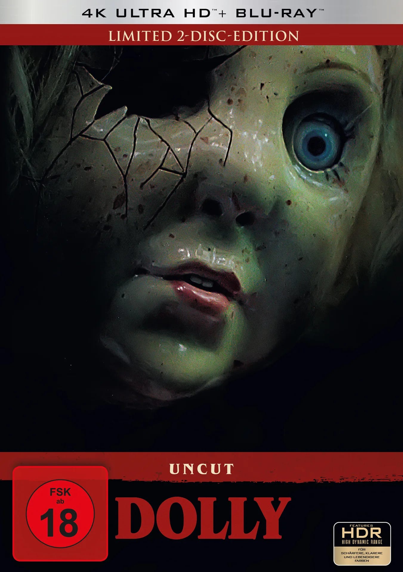 4K UHD Blu-ray-Cover: Dolly - Limitiertes - Mediabook - Cover B. Regie: Rod Blackhurst