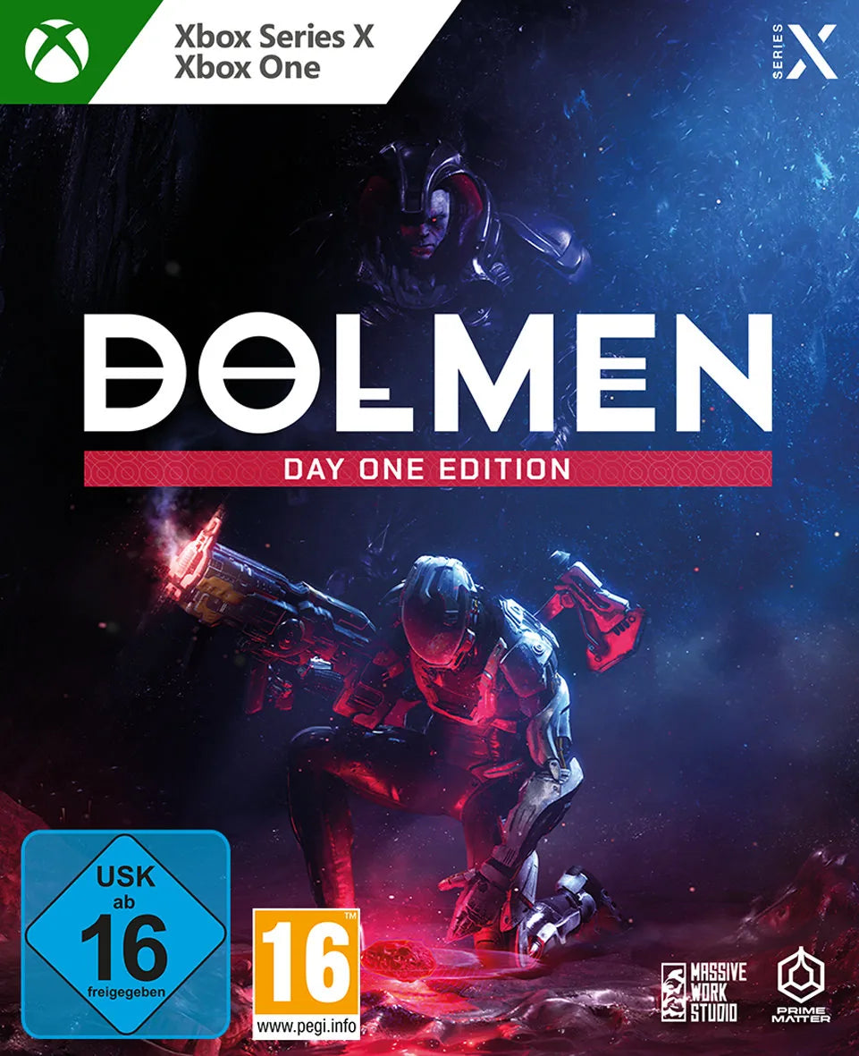 Cover: Dolmen (Day One Edition) für Xbox Series X. Publisher: PLAION GmbH