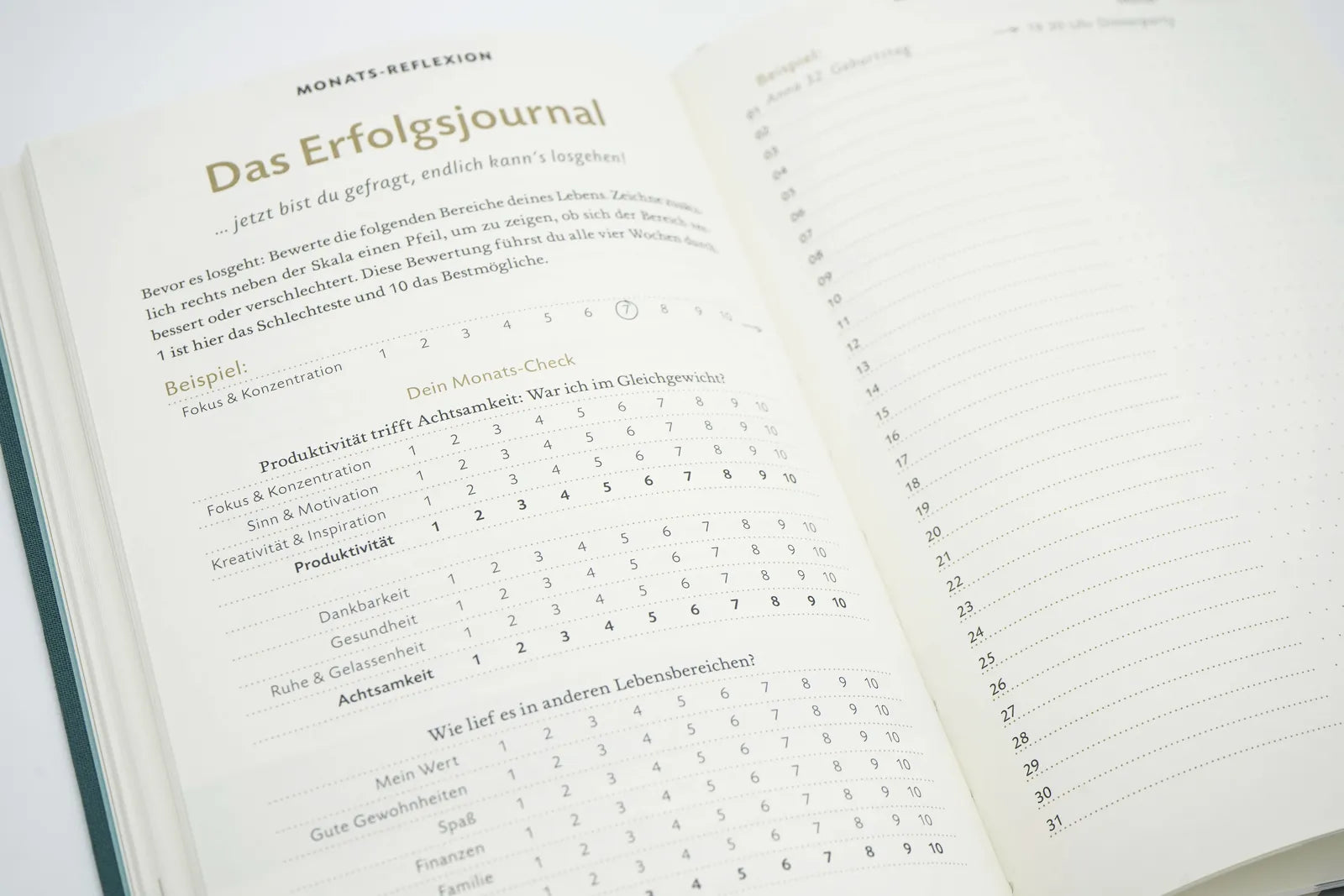 Produktansicht: Das 6-Minuten-Tagebuch pur (Gebundene Ausgabe)