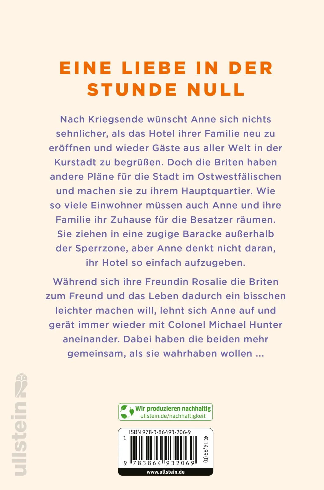 Rückseite: Don't kiss Tommy. Eine Liebe in der Stunde Null (Paperback)