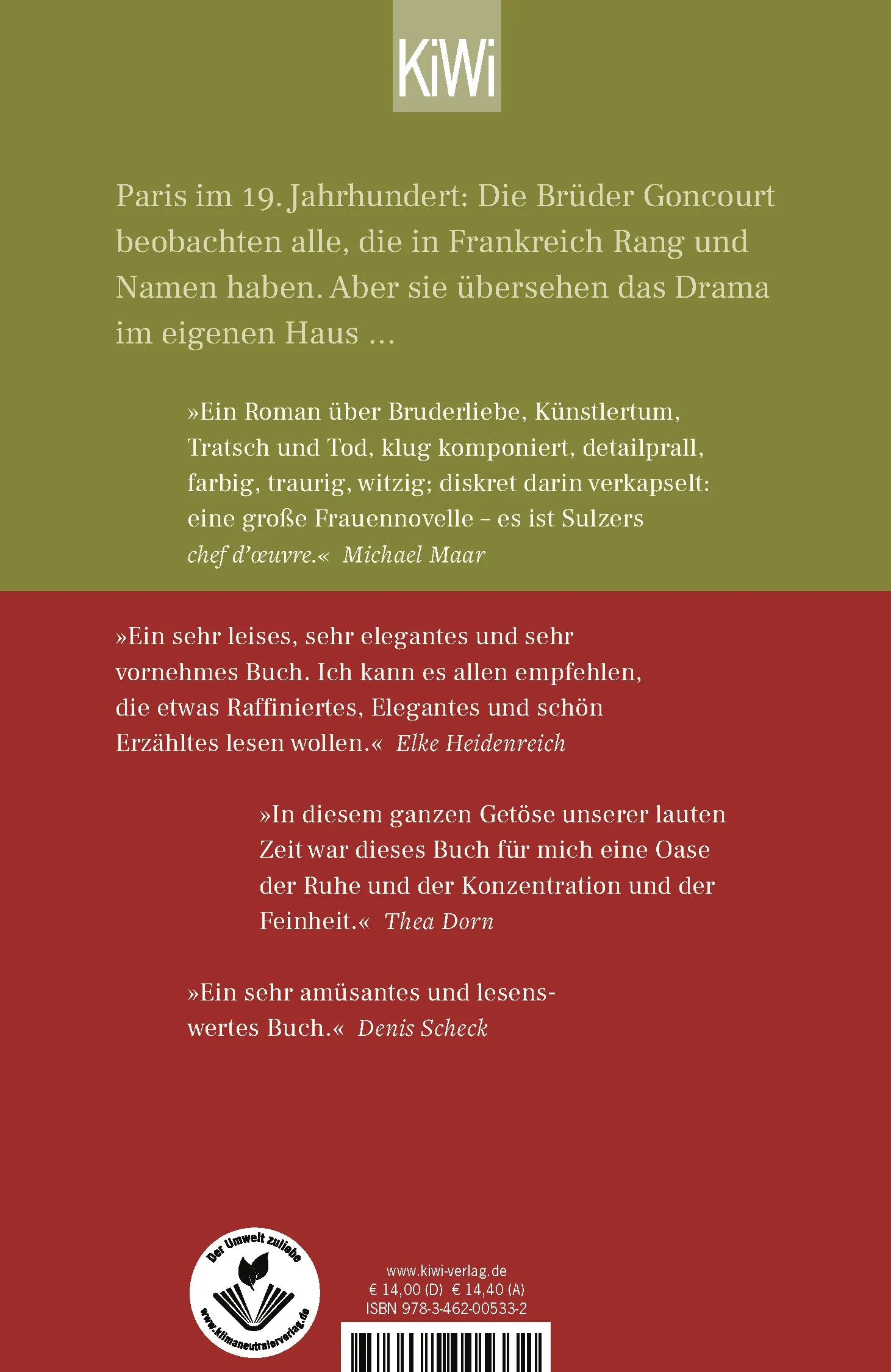 Buchrückseite von 'Doppelleben' mit Klappentext - Taschenbuch