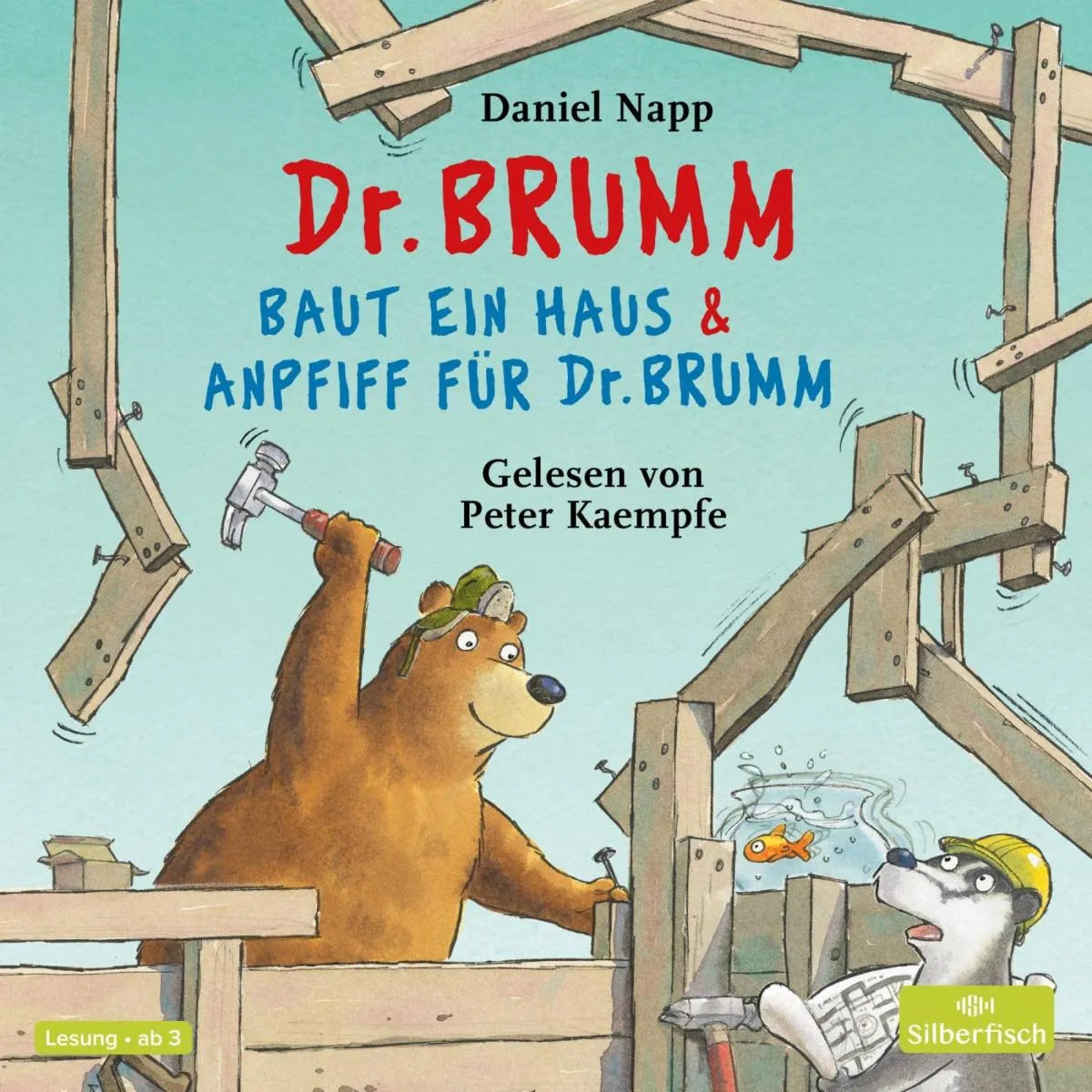 Cover: Dr. Brumm baut ein Haus / Anpfiff für Dr. Brumm (Hörbuch Download) von Daniel Napp