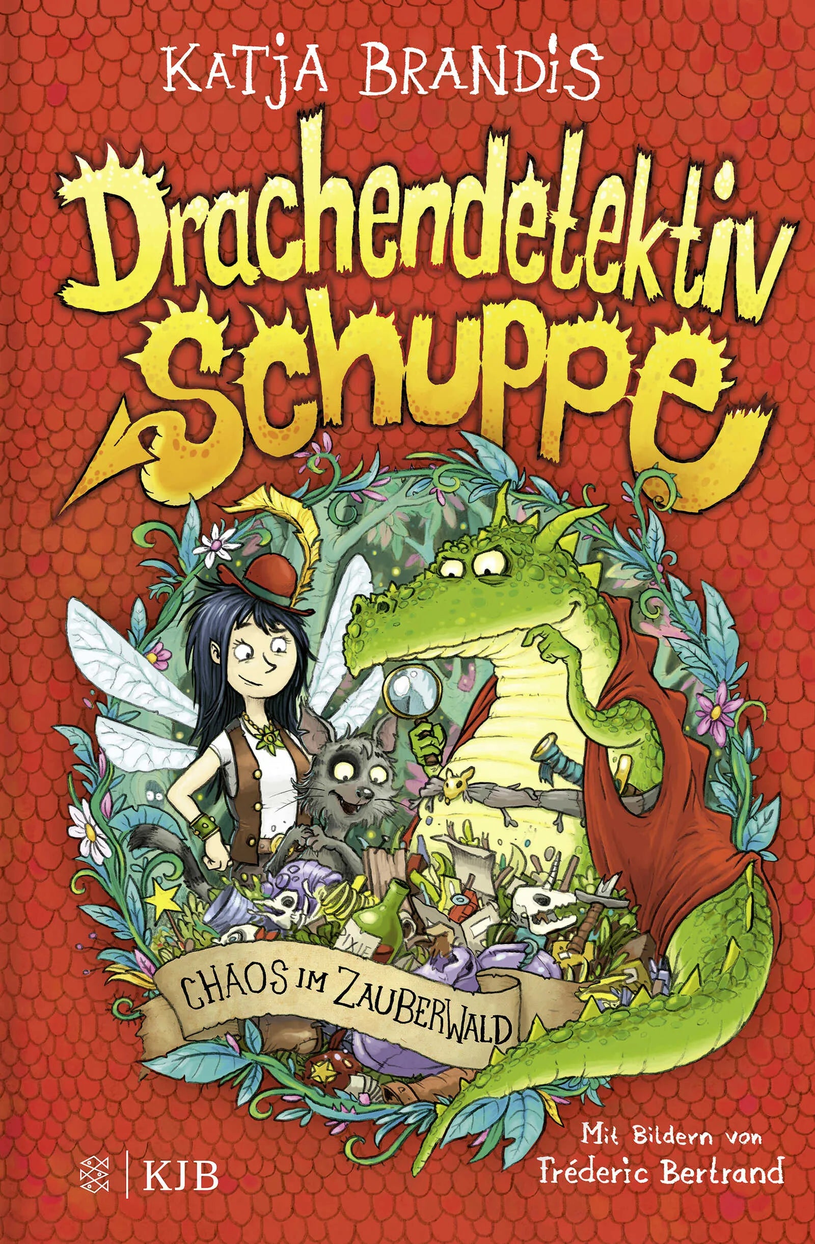 Buchcover von 'Drachendetektiv Schuppe – Chaos im Zauberwald' - Gebundene Ausgabe von Katja Brandis