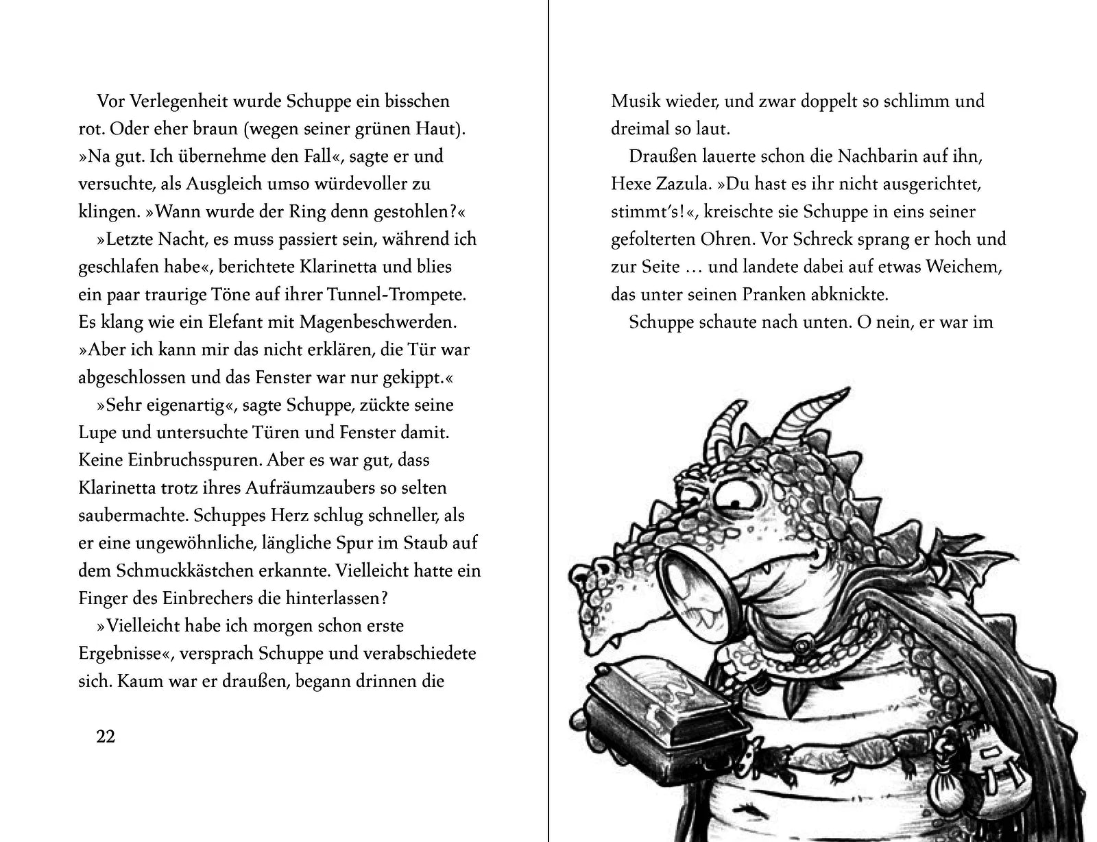Detailansicht: Drachendetektiv Schuppe – Algensuppe und Nixenspucke (Hardcover)