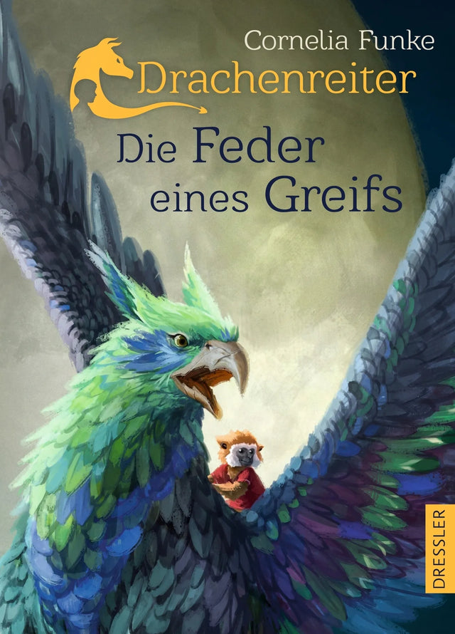 Buchcover von 'Drachenreiter 2. Die Feder eines Greifs' - Gebundene Ausgabe von Cornelia Funke
