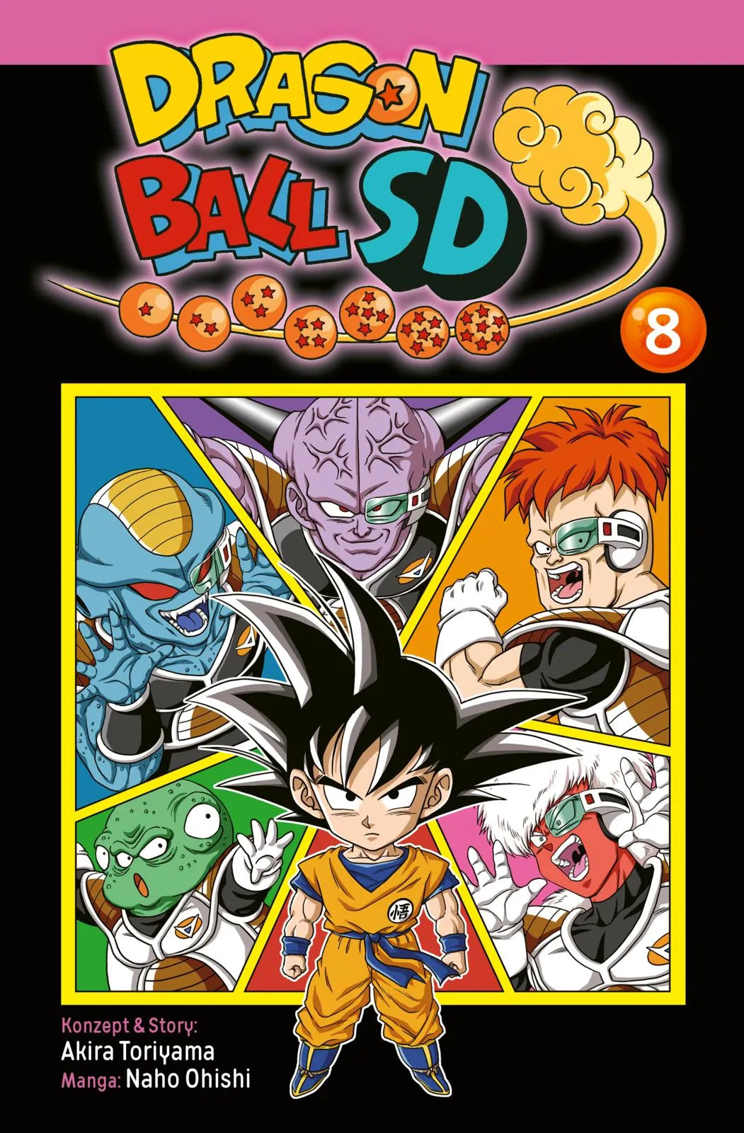 Buchcover von 'Dragon Ball SD 8' - Taschenbuch von Akira Toriyama (Original Story)