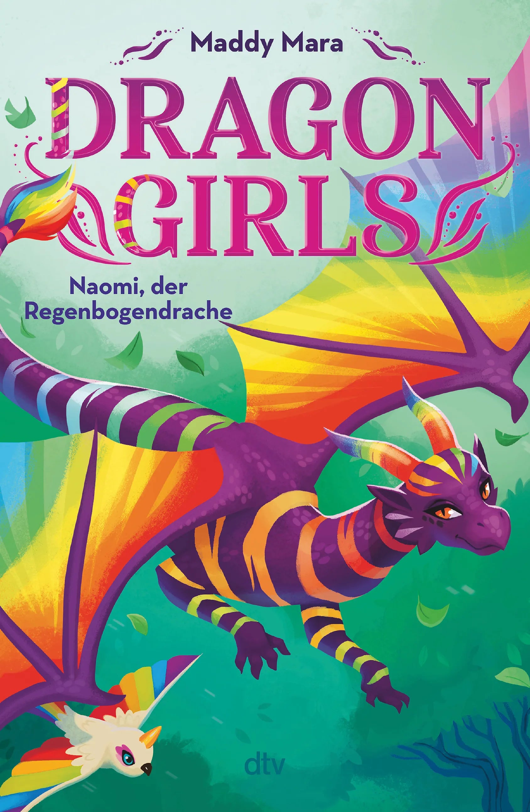 Buchcover von 'Dragon Girls – Naomi, der Regenbogendrache' - Gebundene Ausgabe von Maddy Mara