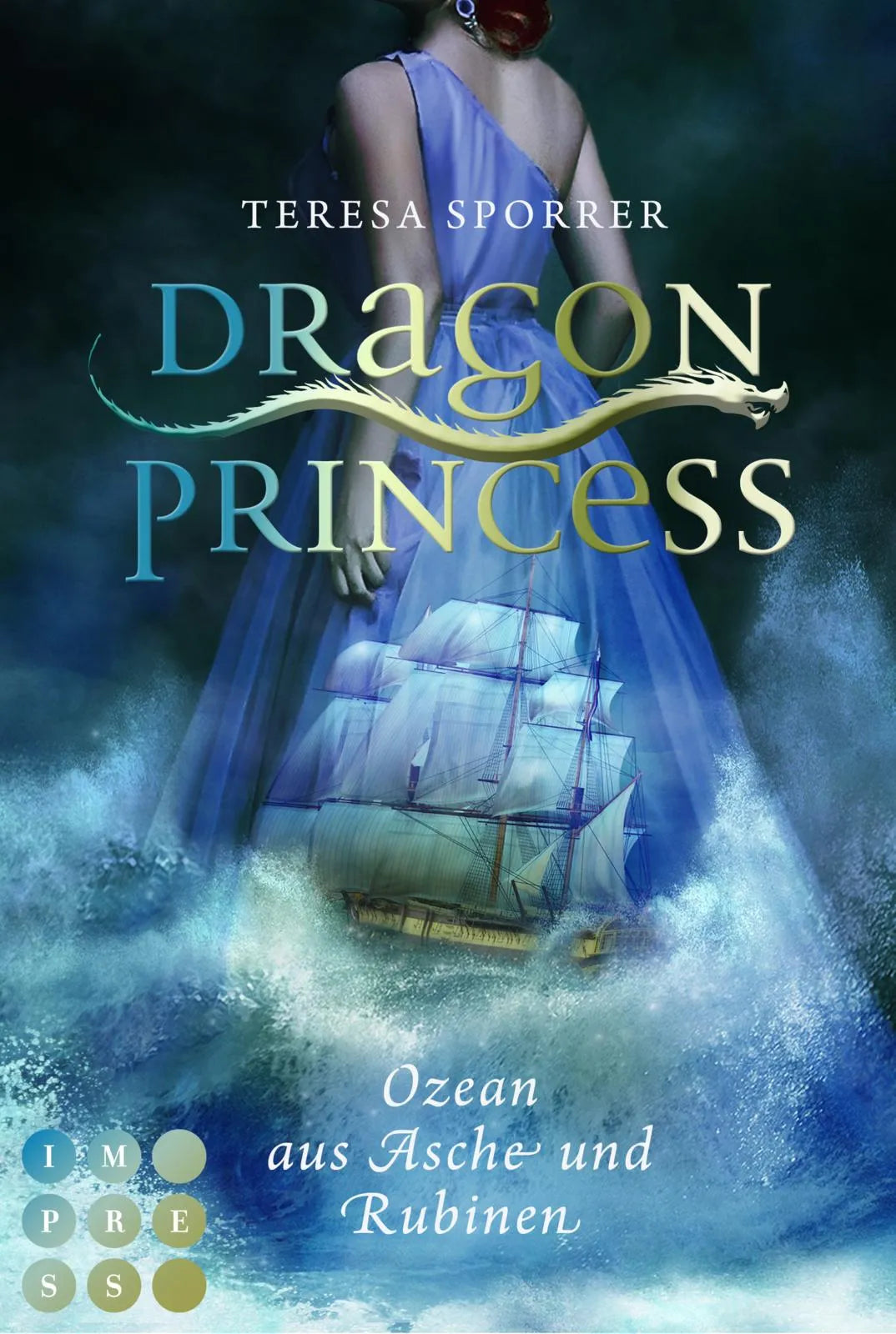 Buchcover von 'Dragon Princess 1: Ozean aus Asche und Rubinen' - Taschenbuch von Teresa Sporrer