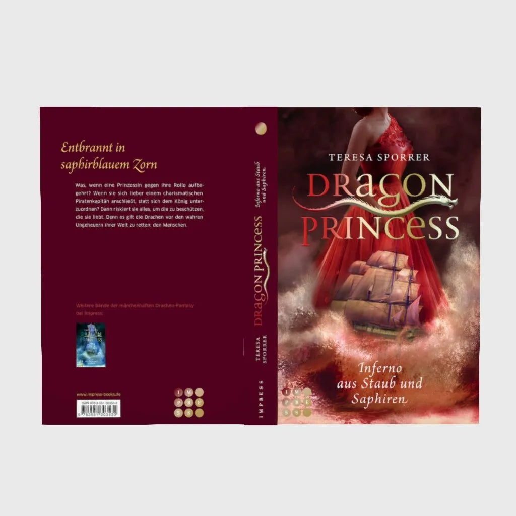 Produktansicht: Dragon Princess 2: Inferno aus Staub und Saphiren (Taschenbuch)