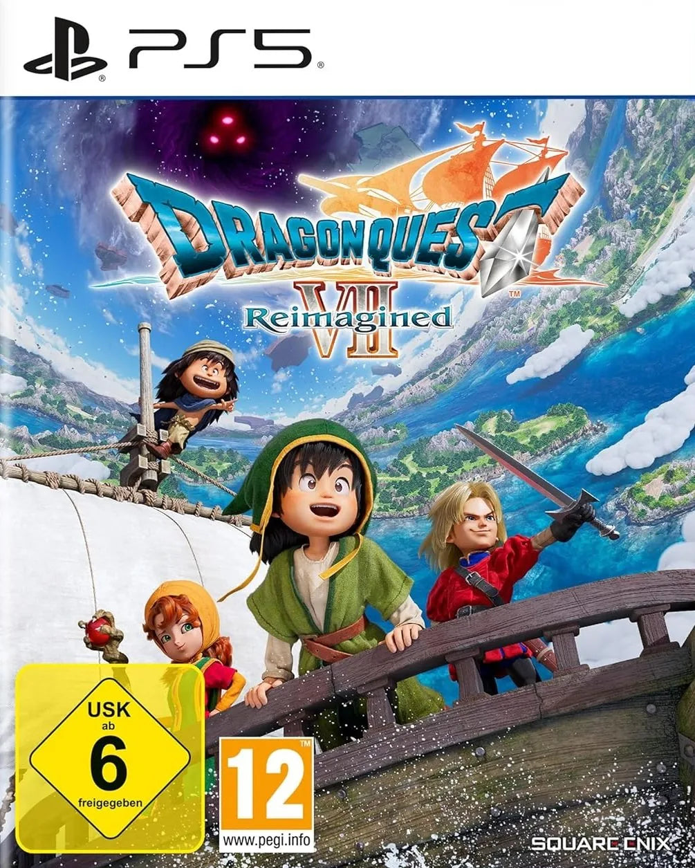 Cover: Dragon Quest VII Reimagined für Playstation 5. Publisher: Bandai Namco Entertainment Germany
