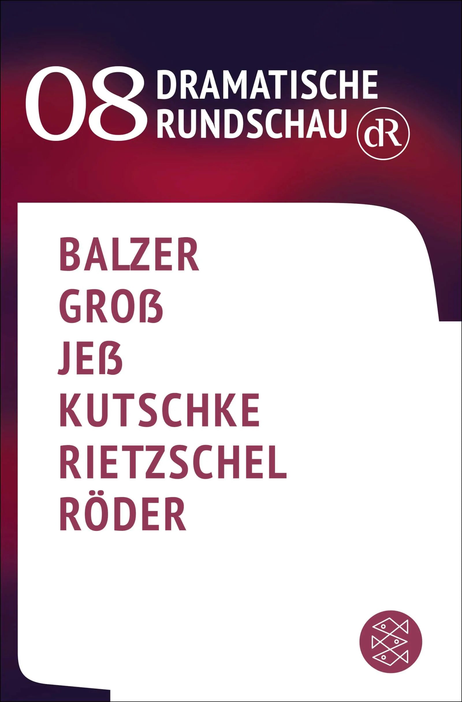 Cover: Dramatische Rundschau 08 (Taschenbuch) von Lea Marlen Balzer