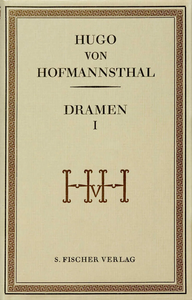 Buchcover von 'Dramen I' - Gebundene Ausgabe von Hugo von Hofmannsthal