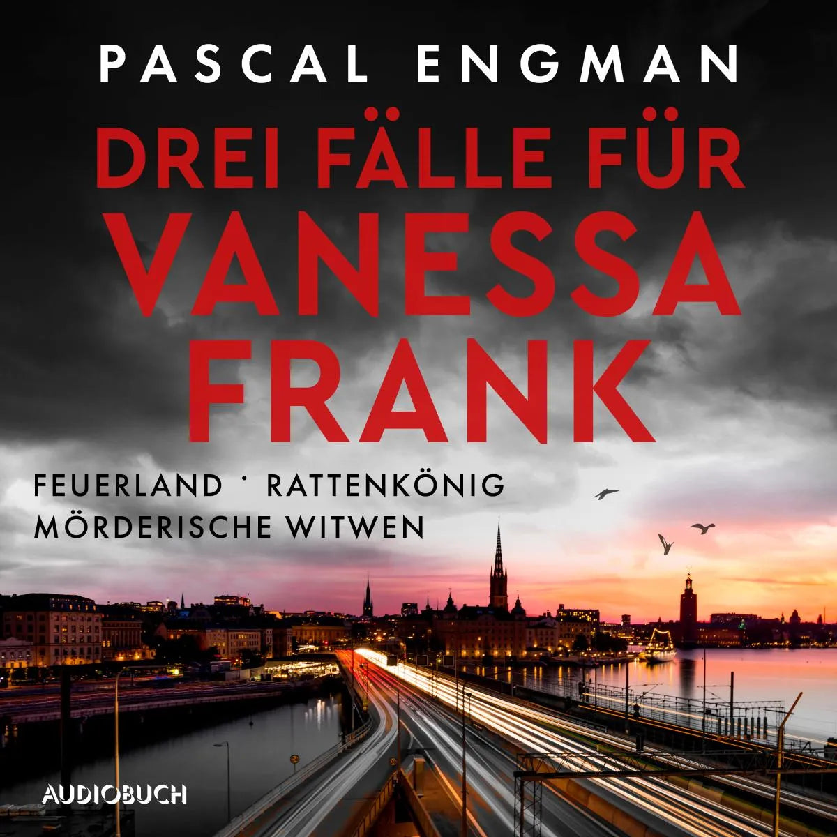 Cover: Drei Fälle für Vanessa Frank: Feuerland - Rattenkönig - Mörderische Witwen (Hörbuch Download) von Pascal Engman