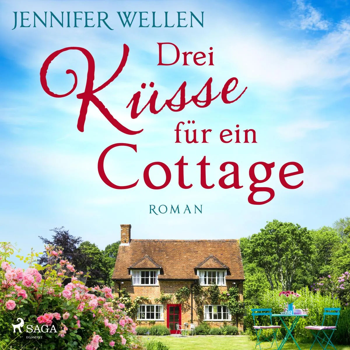 Cover: Drei Küsse für ein Cottage (Hörbuch Download) von Jennifer Wellen
