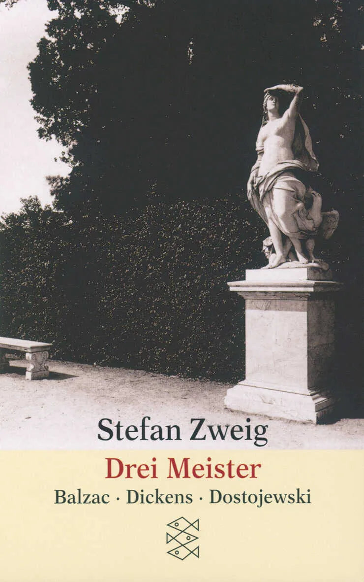 Buchcover von 'Drei Meister' - Taschenbuch von Stefan Zweig