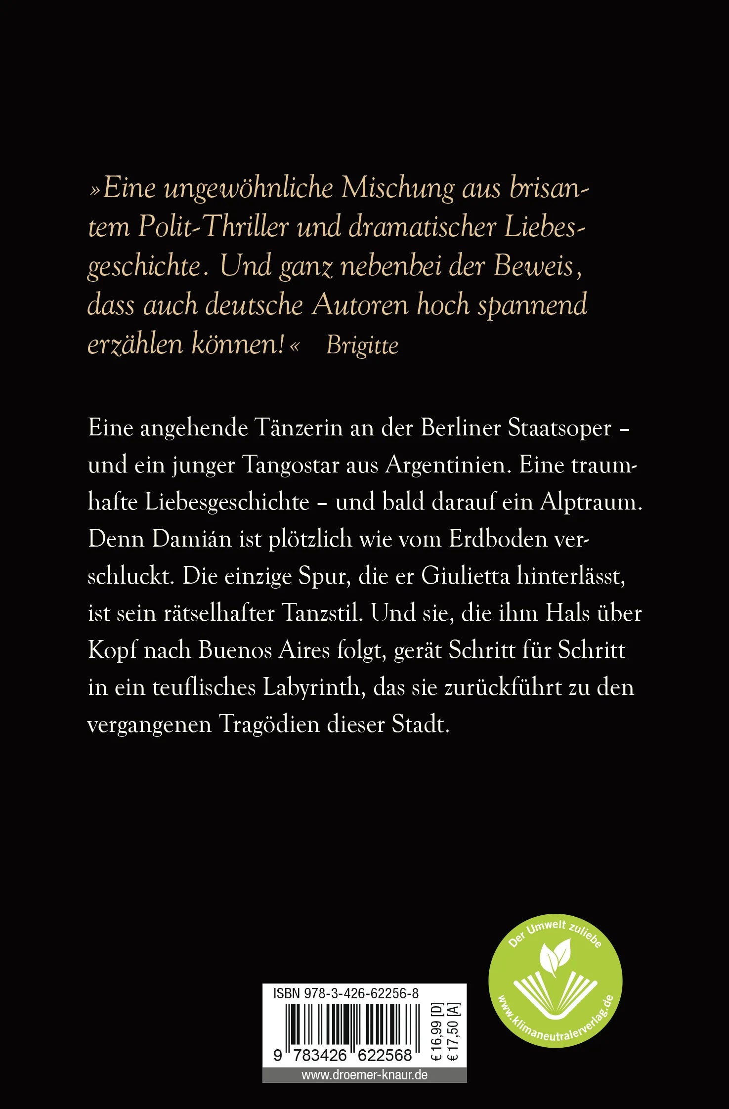 Buchrückseite von 'Drei Minuten mit der Wirklichkeit' mit Klappentext - Taschenbuch