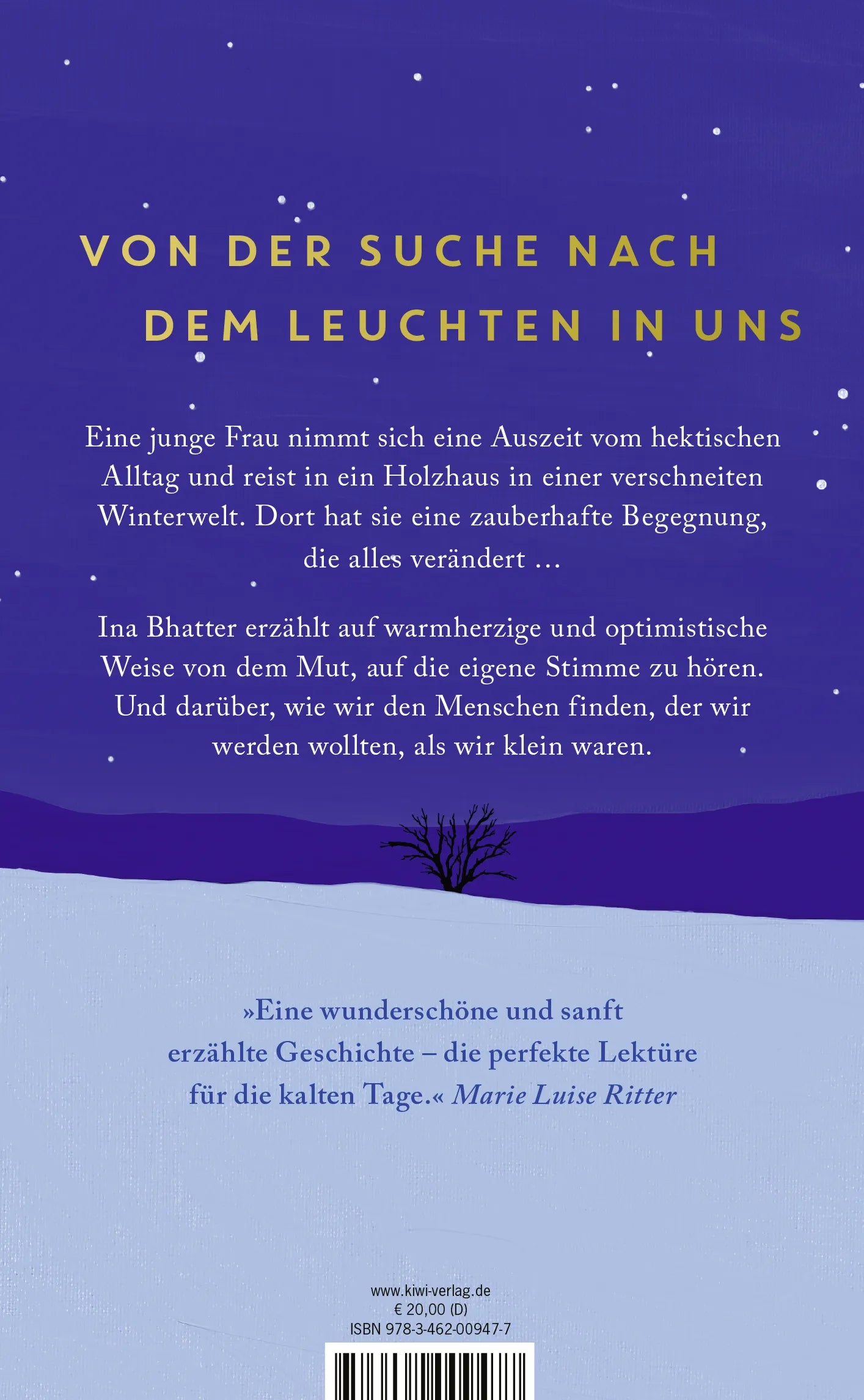 Rückseite: Drei Tage im Schnee (Hardcover)