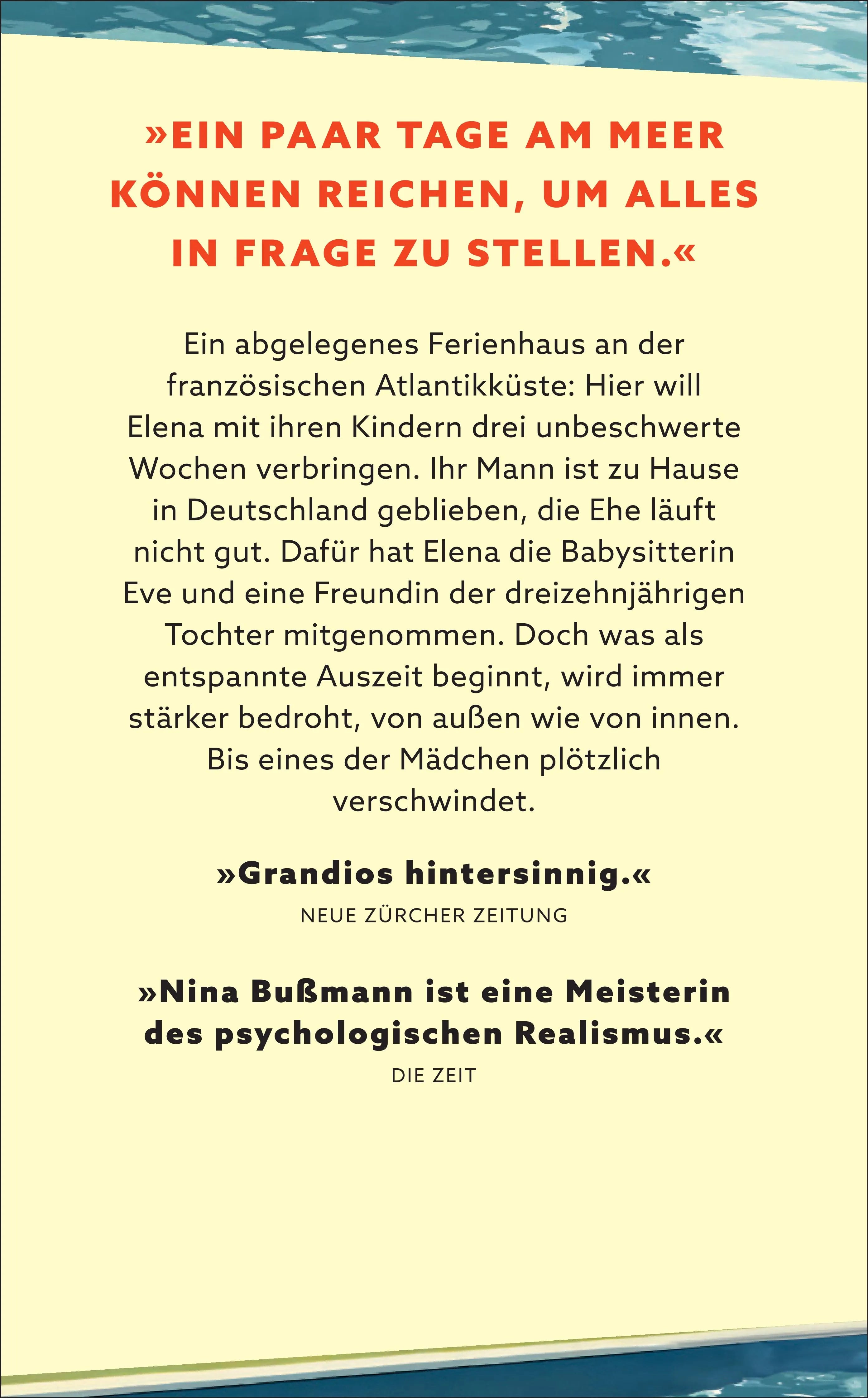 Rückseite: Drei Wochen im August (Taschenbuch)